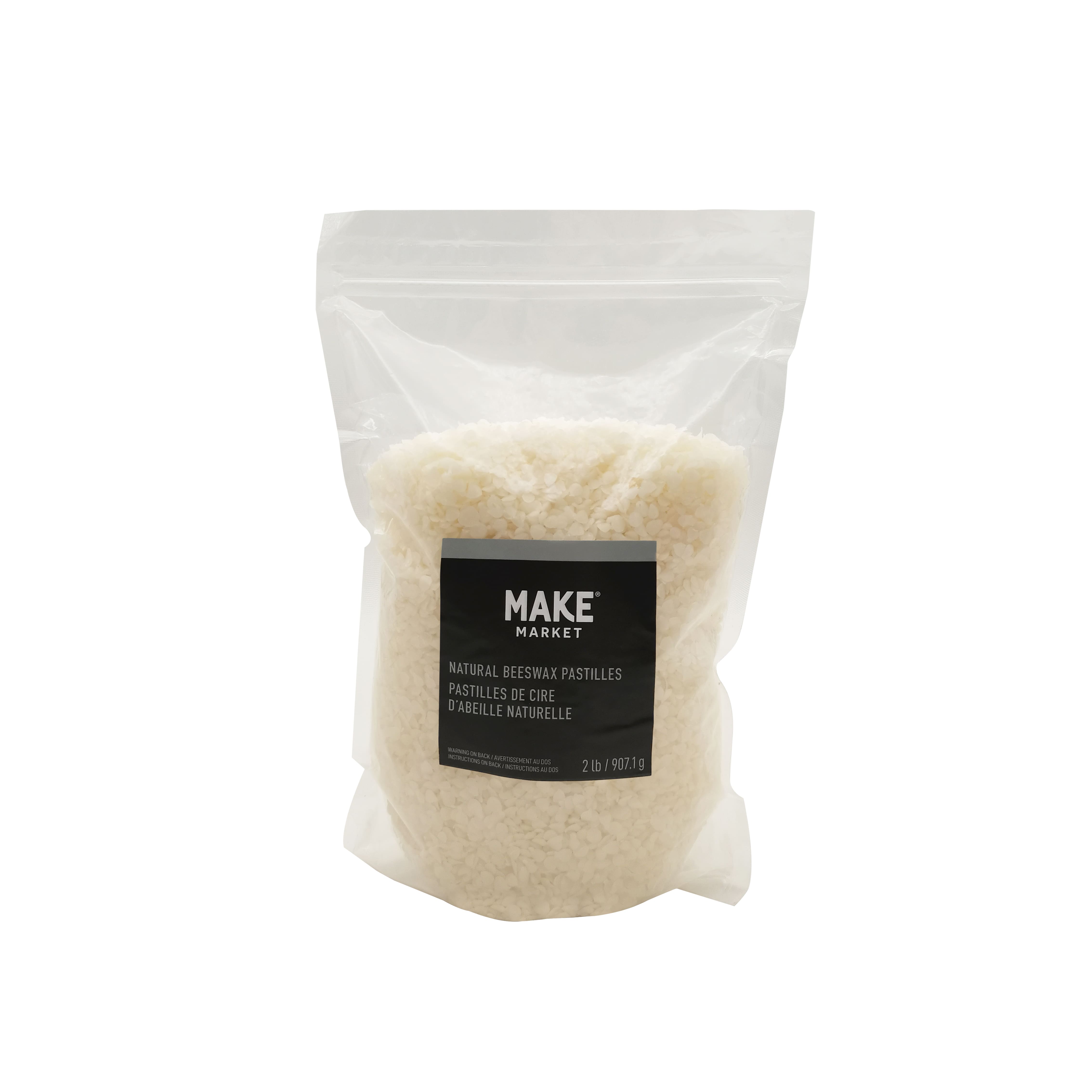 8 Pack: 2lb. Natural Beeswax Pastilles by Make Market®