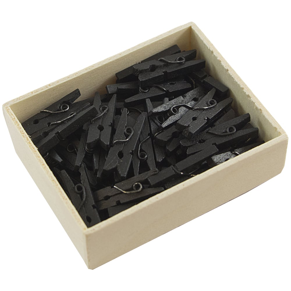 JAM Paper 7/8" Wood Clothespins