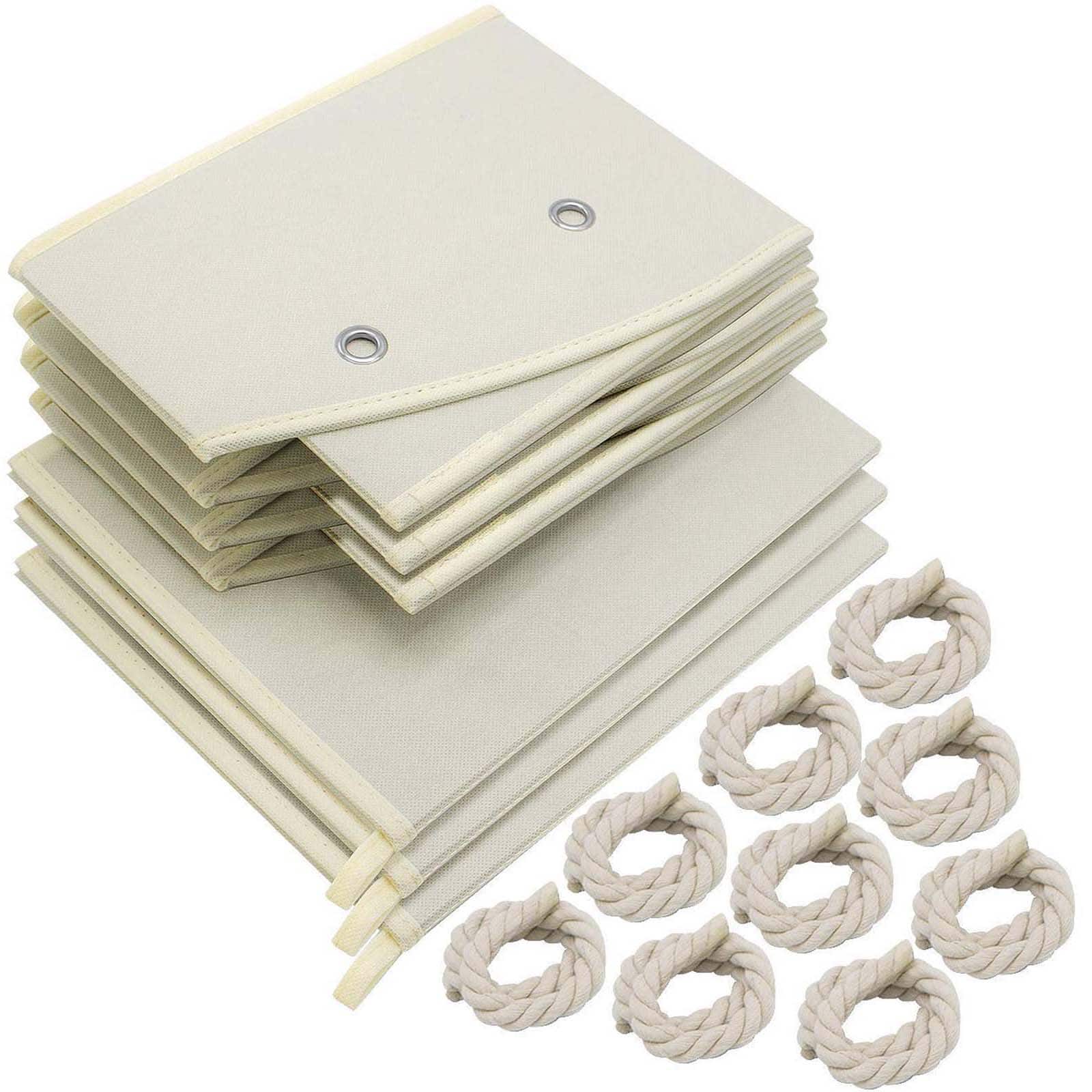 Sorbus 20" Trapezoid Storage Box with Cotton Rope, 3ct.