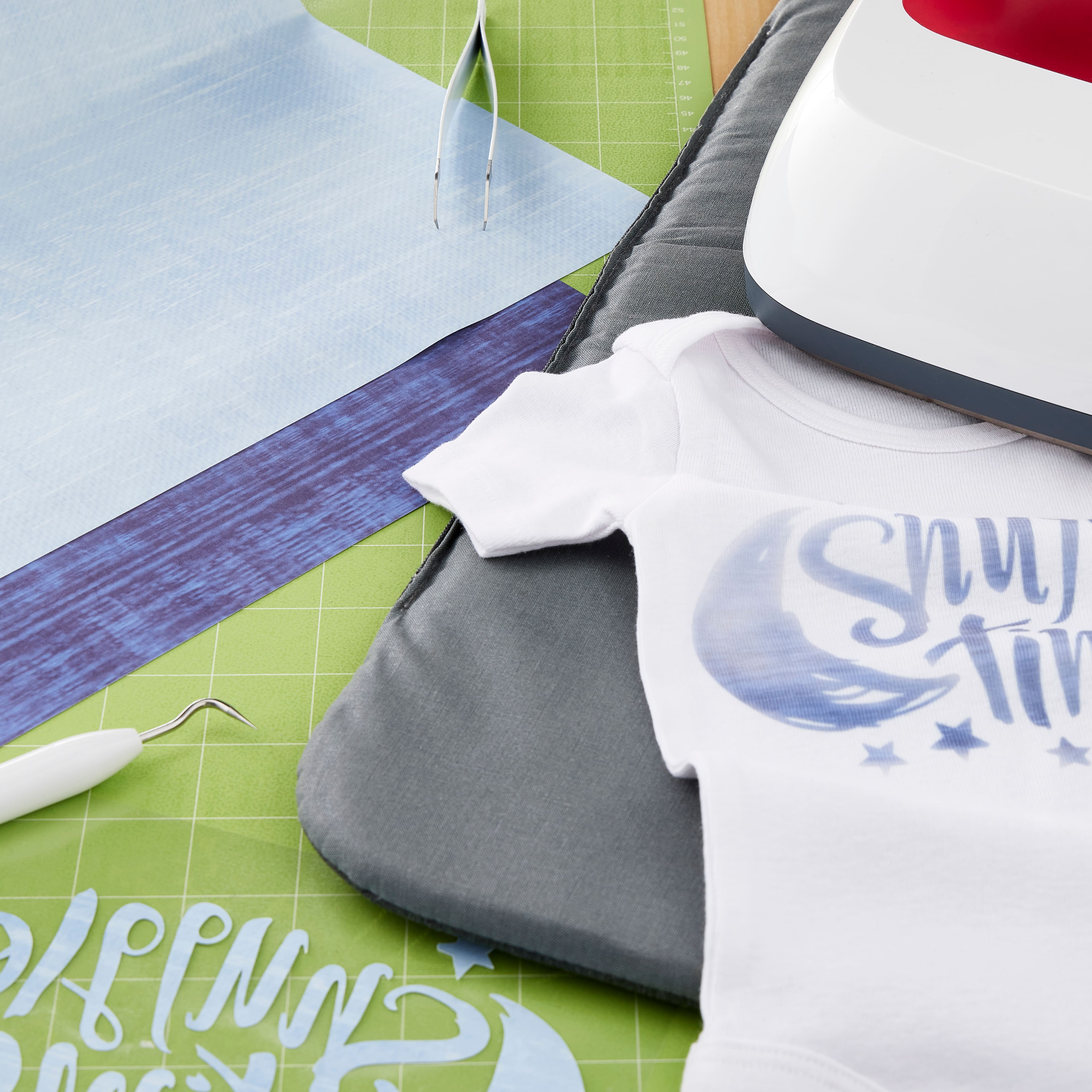 6 Packs: 4 ct. (24 total) Cricut® Infusible Ink™ Transfer Sheet Patterns, Distressed Cool Water