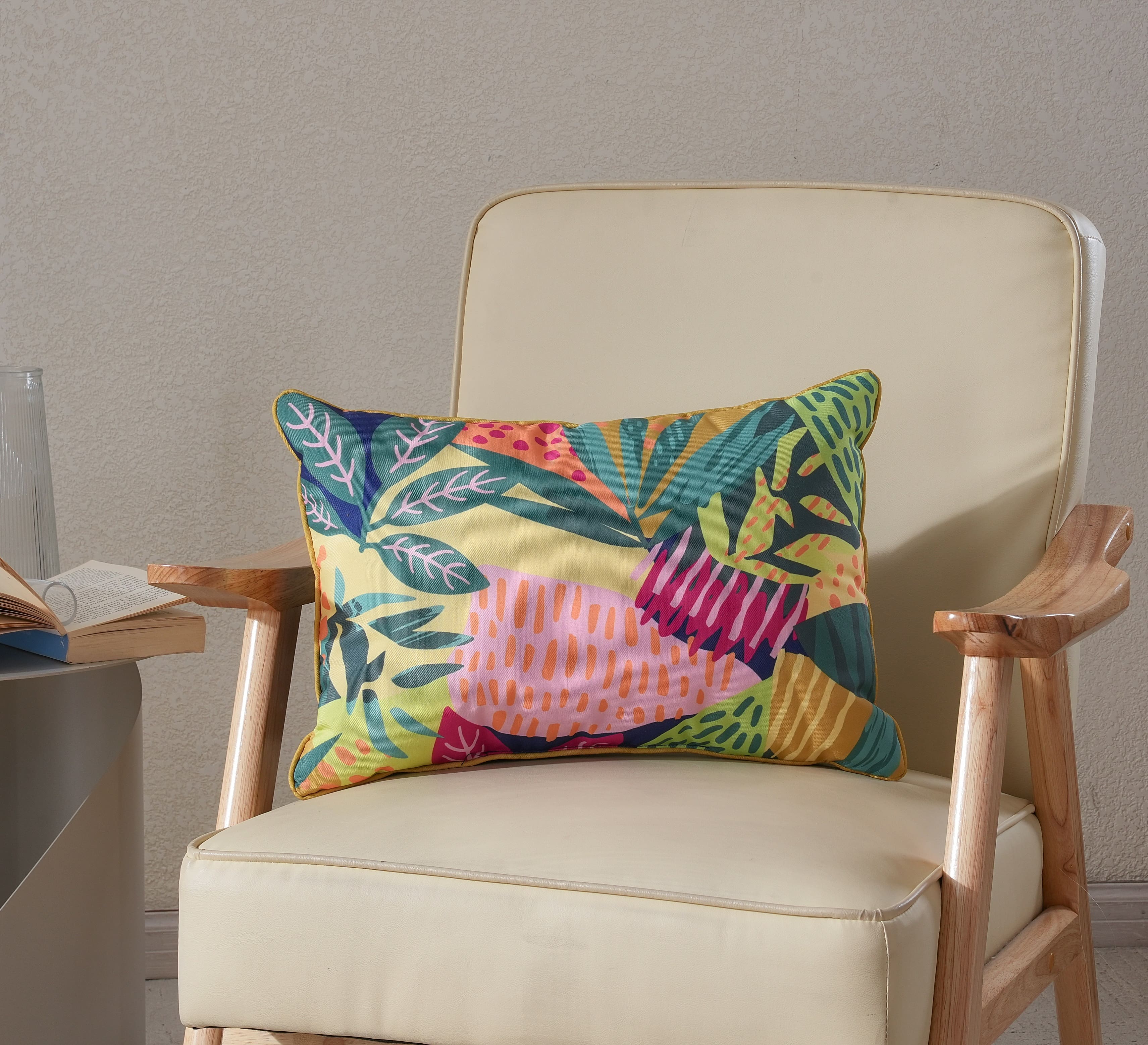 14" x 20" Abstract Foliage Lumbar Pillow by Ashland®