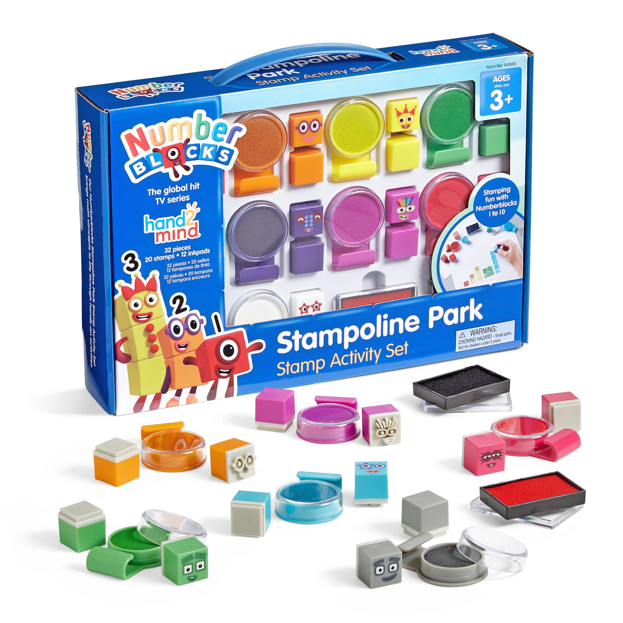 hand2mind® Numberblocks Stampoline Park Stamp Activity Set