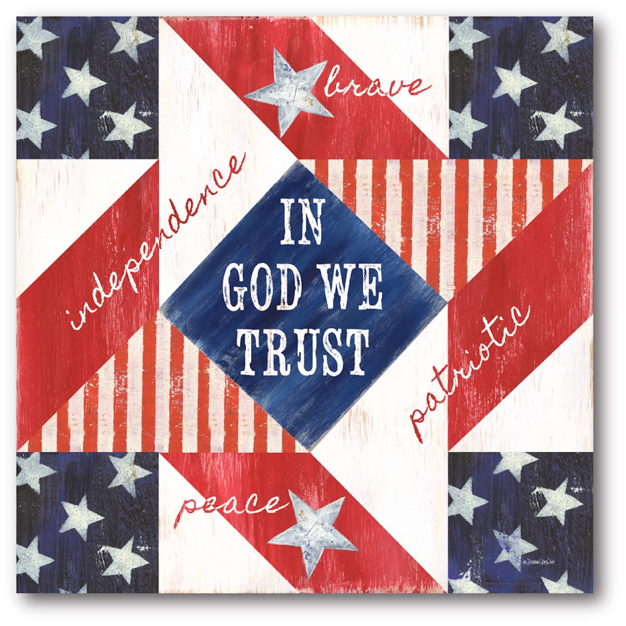 Courtside Market® Celebrate 250™ Wounded Warrior Project® Patriotic Gallery-Wrapped Canvas Wall Art