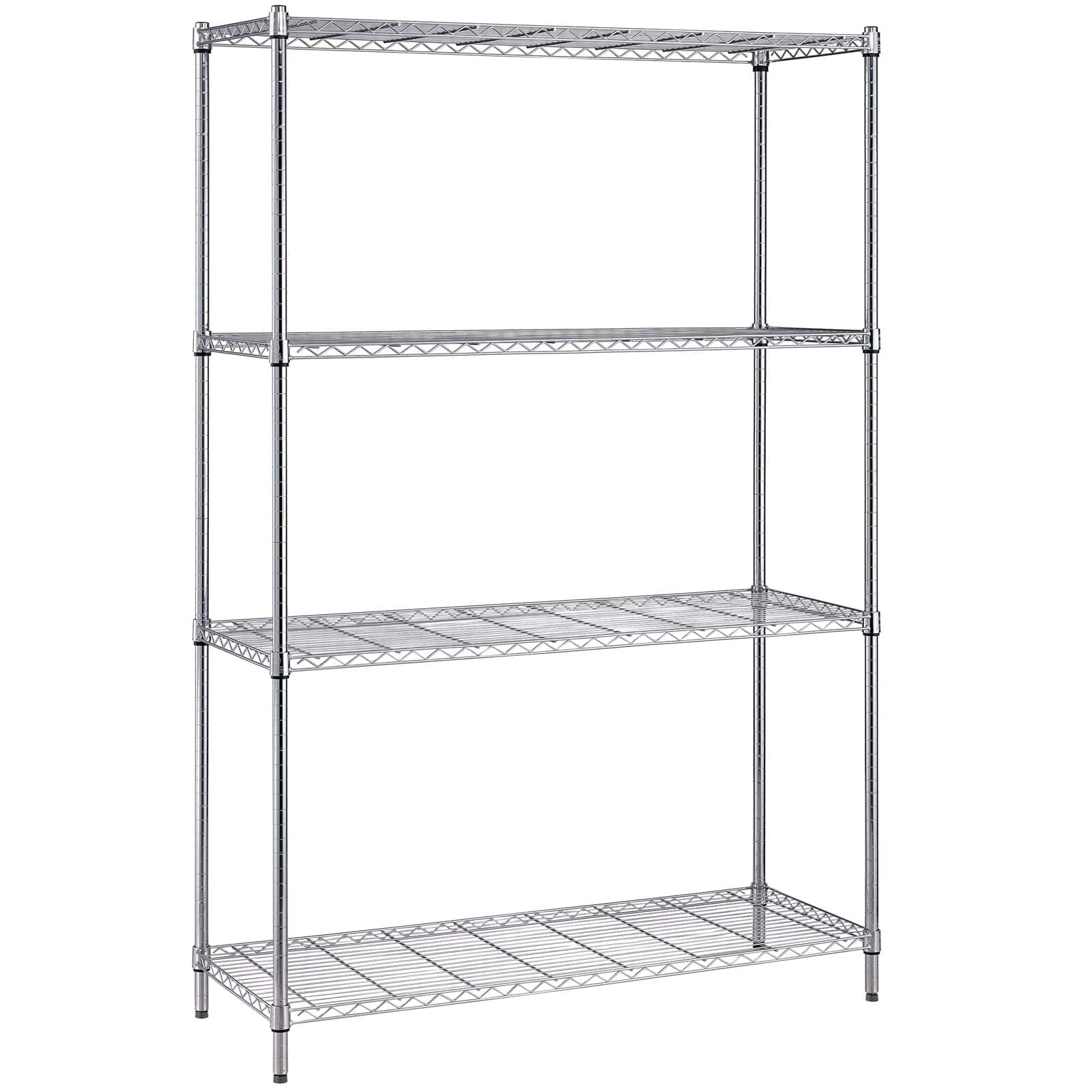 Quantum Storage Wire Shelving: 300 lb Shelf Capacity, 4 Shelf - 48" Wide, 18" Deep, 72" High | Part #RWR72-1848LD