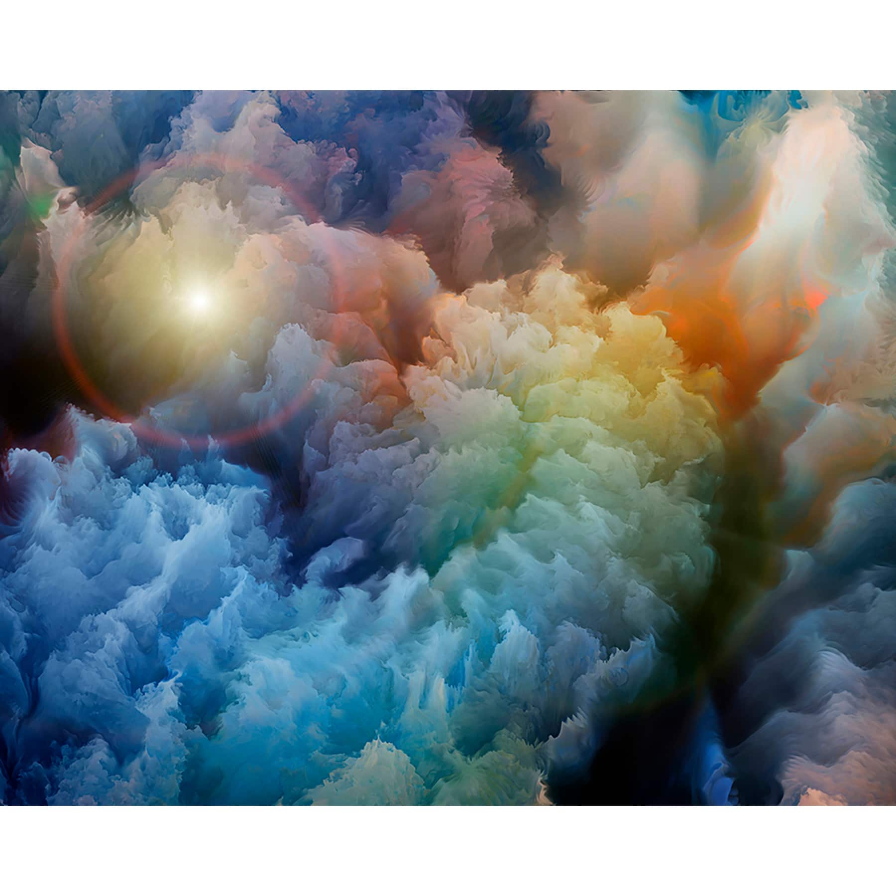 ohpopsi Moody Clouds Wall Mural
