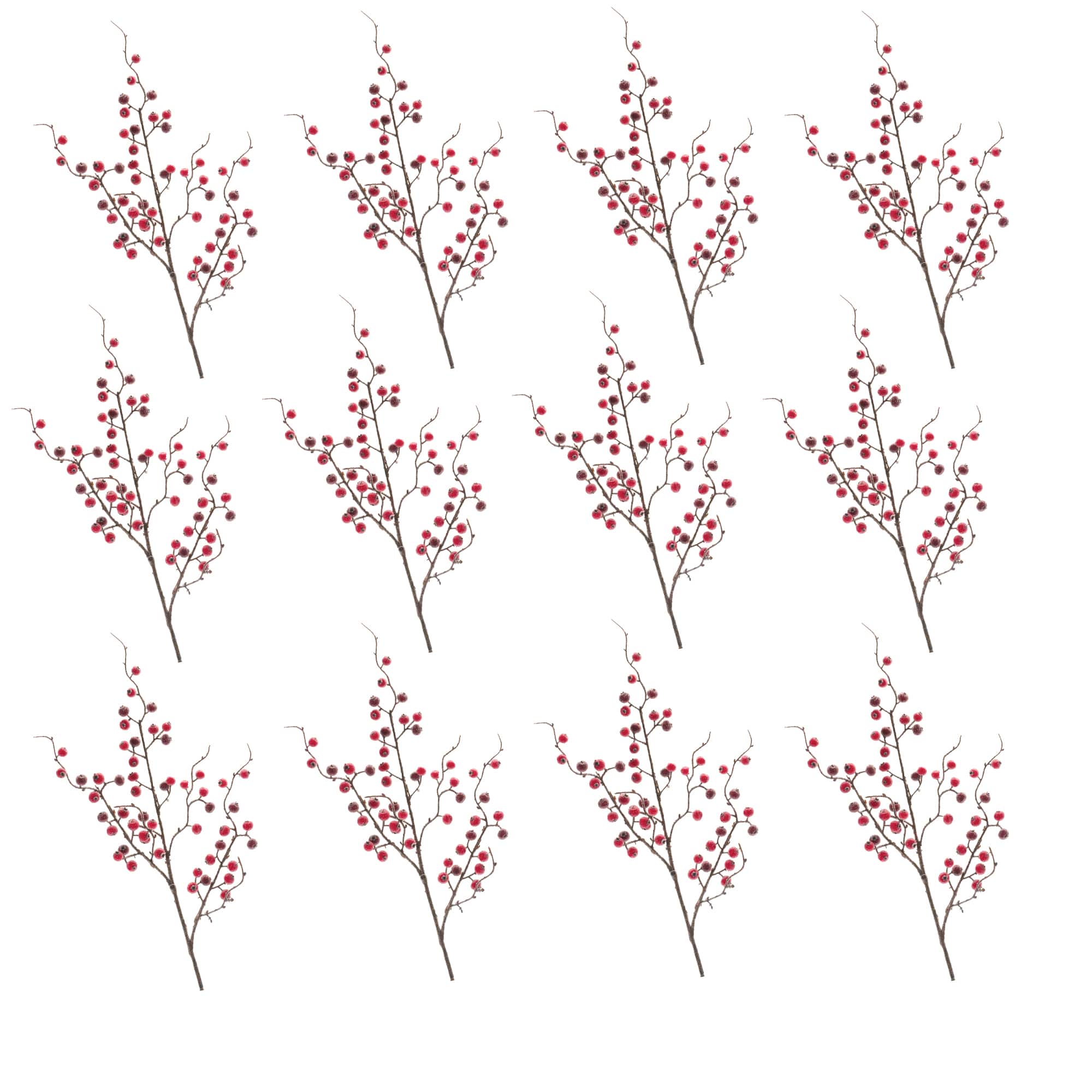 Iced Berry Twig Spray, 12ct.