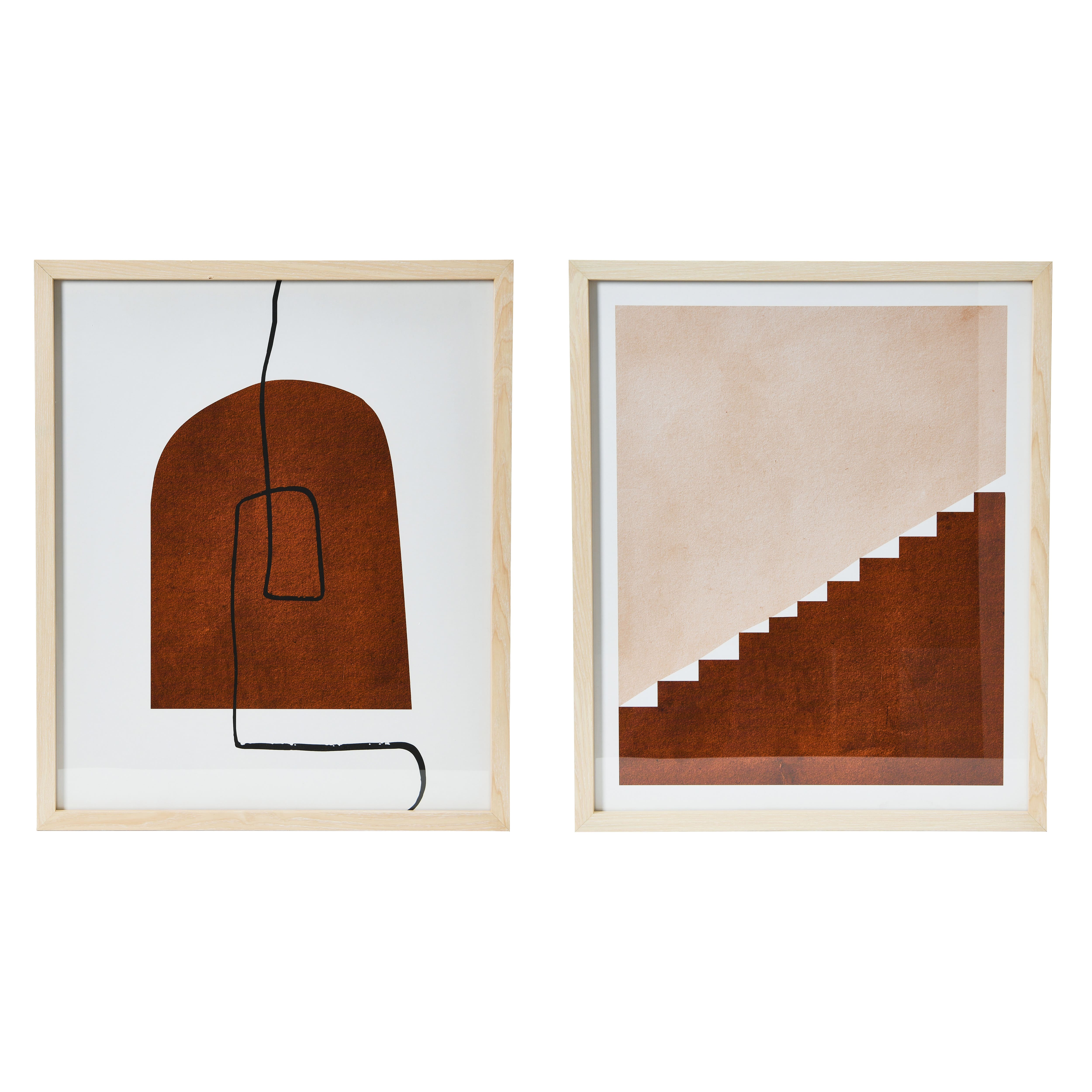 Hello Honey® Framed Abstract Geometric Print Wall Art Set