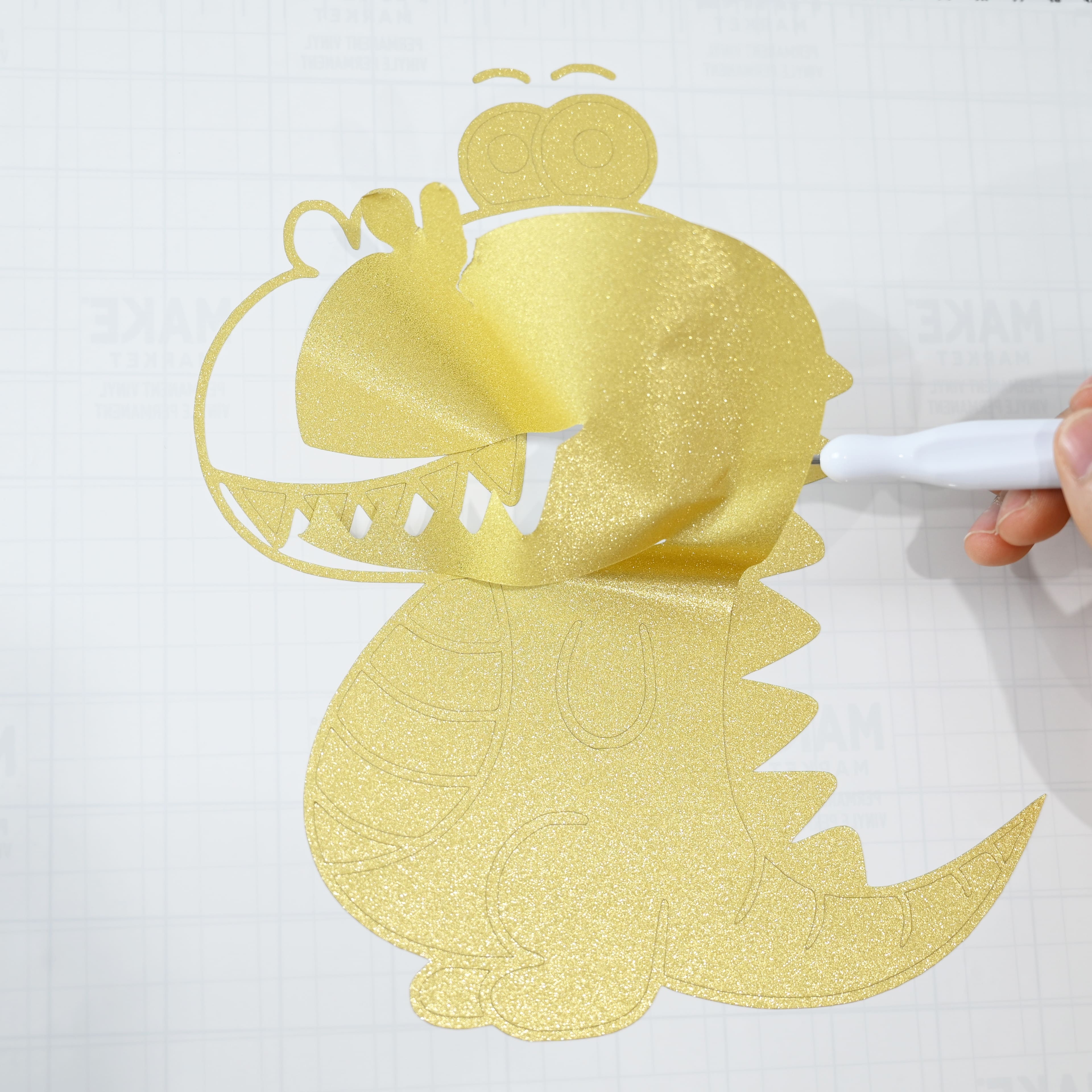 12" x 12" Metallic Permanent Glitter Vinyl Sampler by Make Market®