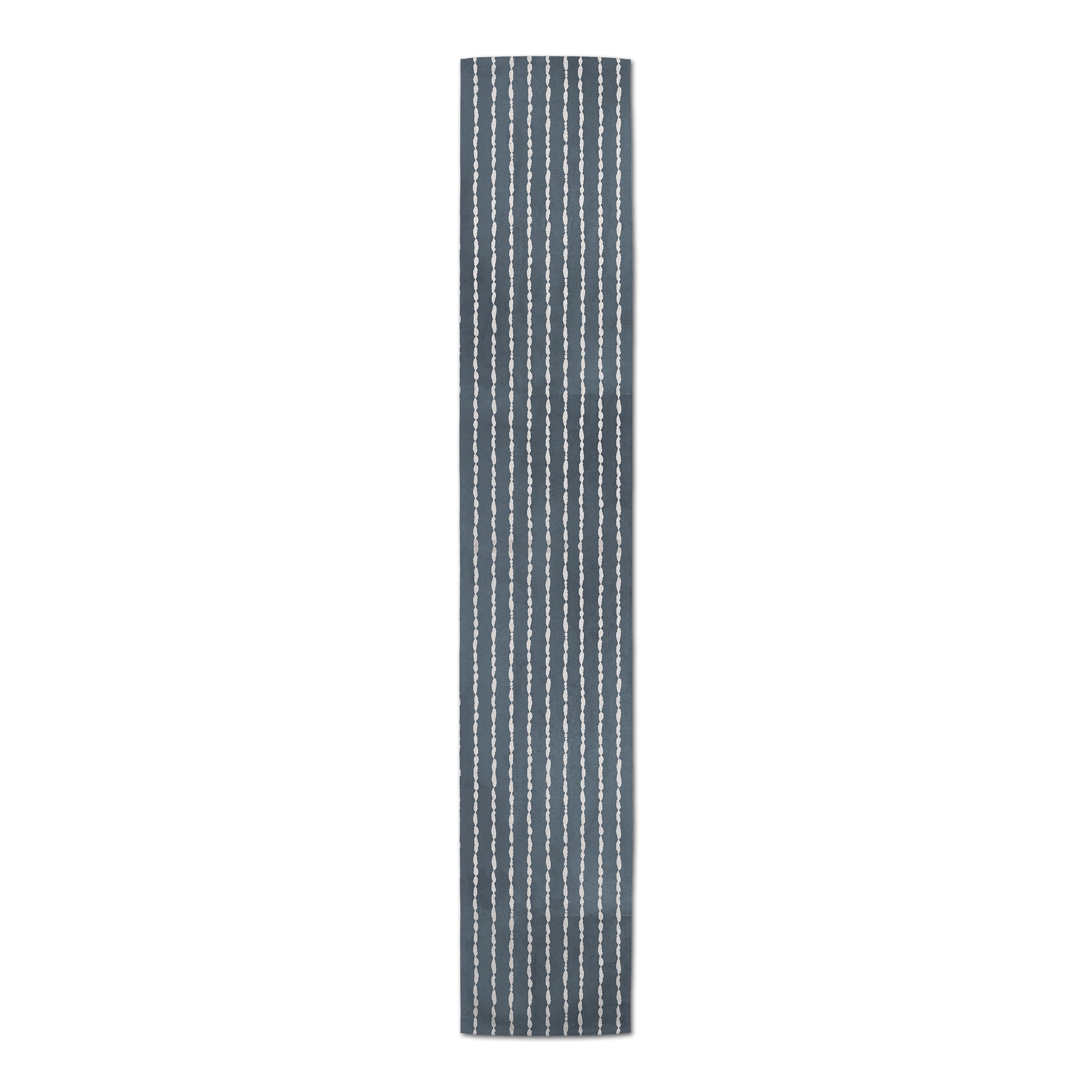 Stripes on Blue Outdoor Table Runner