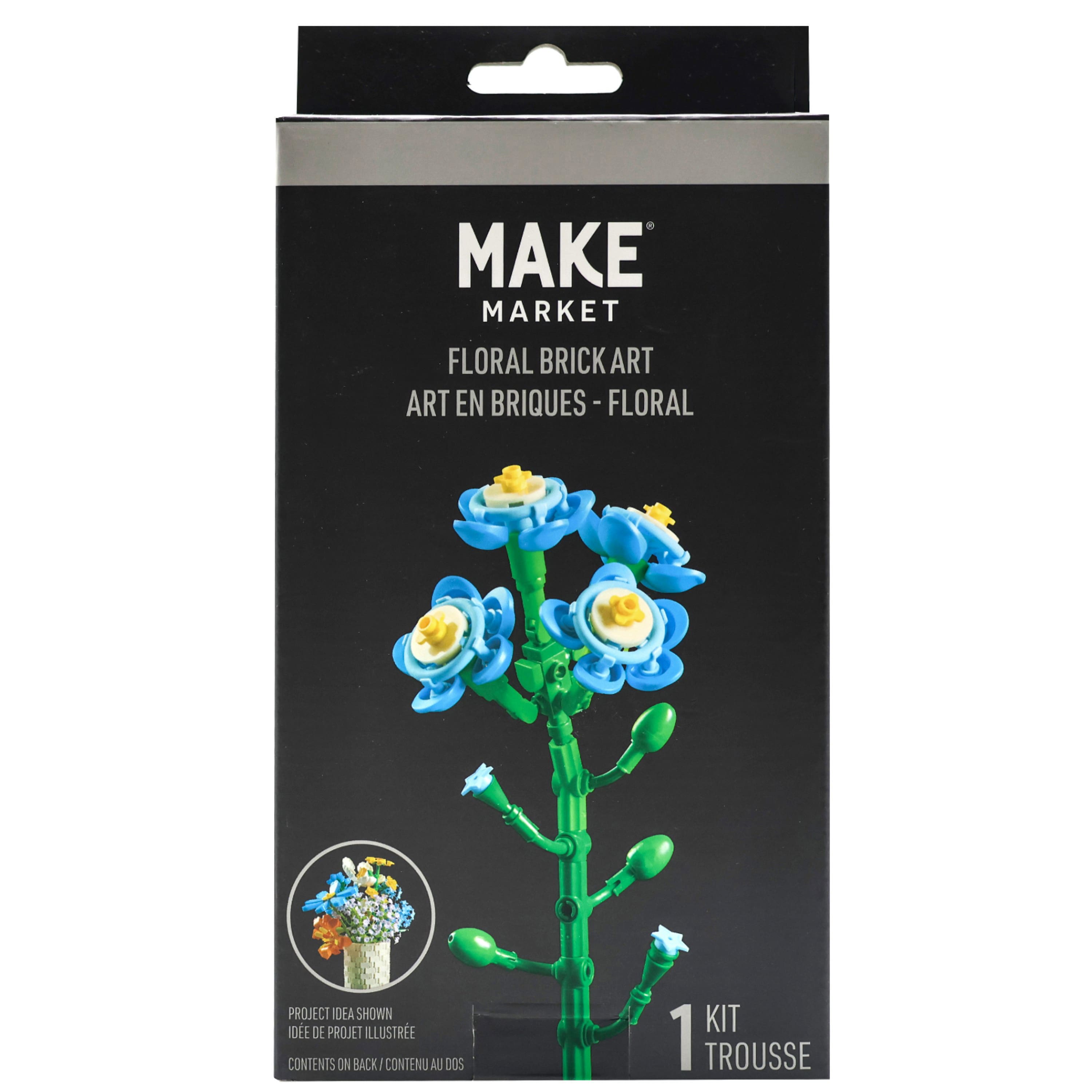 Forget-me-not Floral Brick Art Kit by Make Market® | Michaels