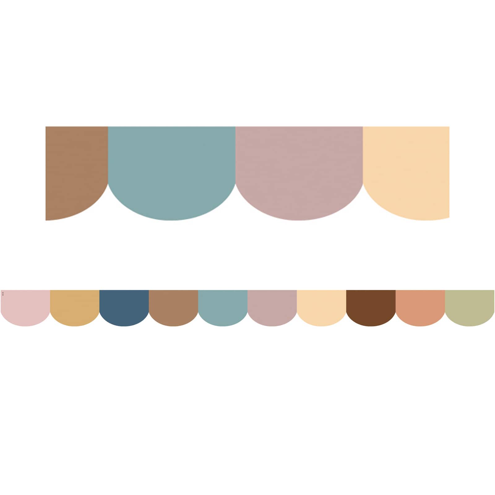 Teacher Created Resources Everyone is Welcome Scalloped Die-Cut Border Trim, 210ft.