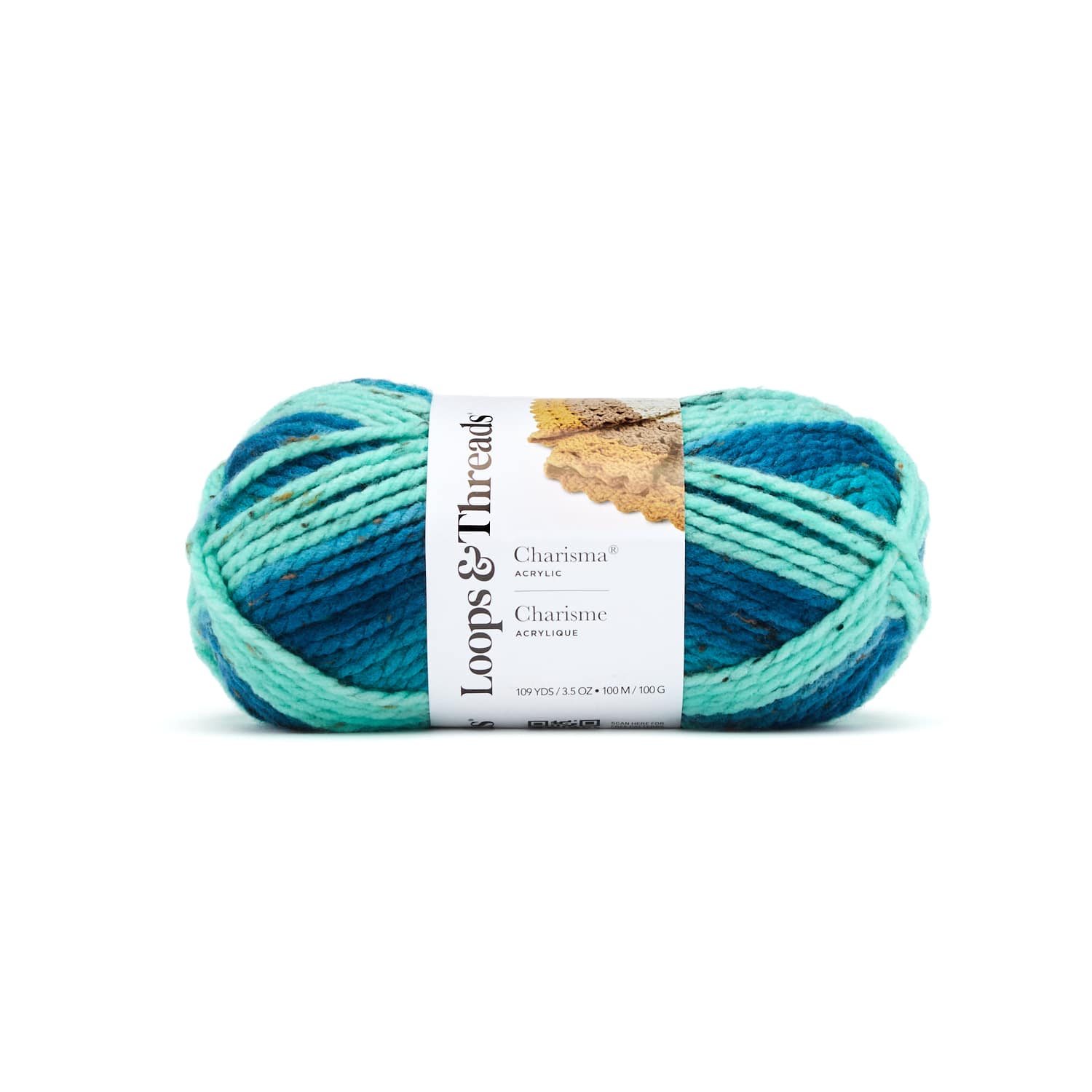 6 Pack: Charisma™ Tweed Stripe Yarn by Loops & Threads®