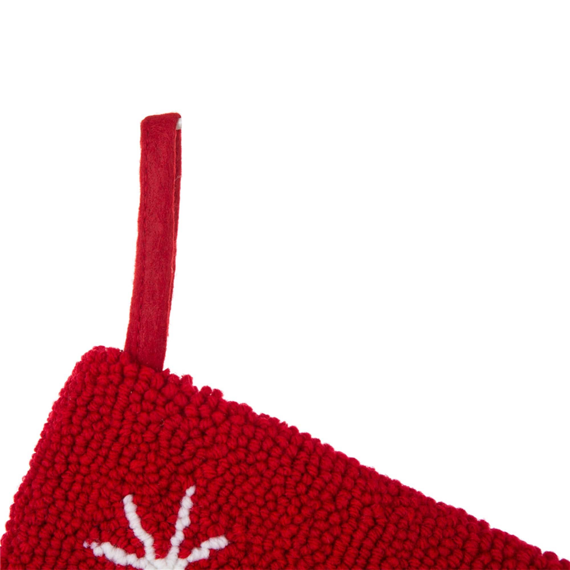 Glitzhome® 19" Reindeer Hooked Stocking