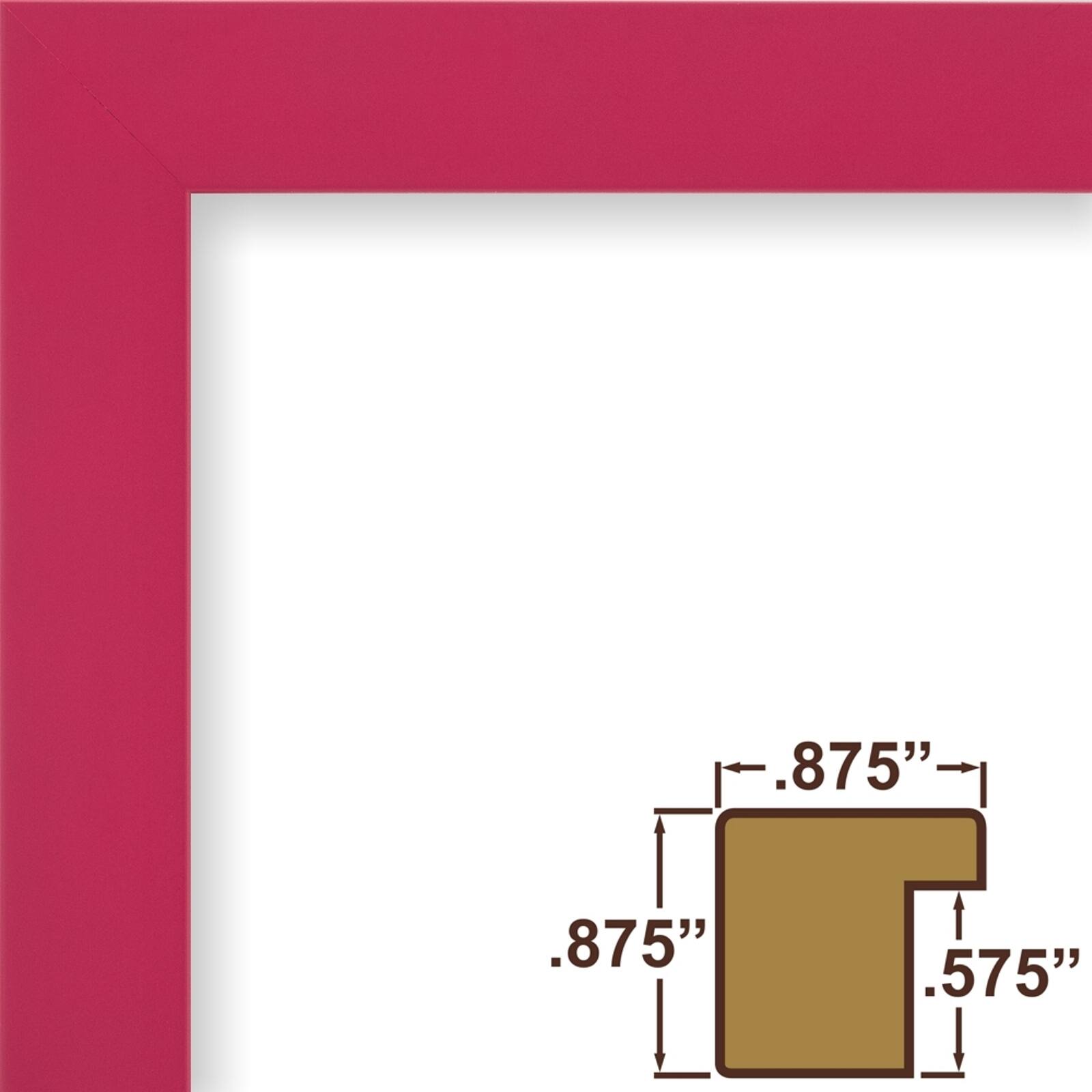 Craig Frames Confetti Raspberry Pink Picture Frame