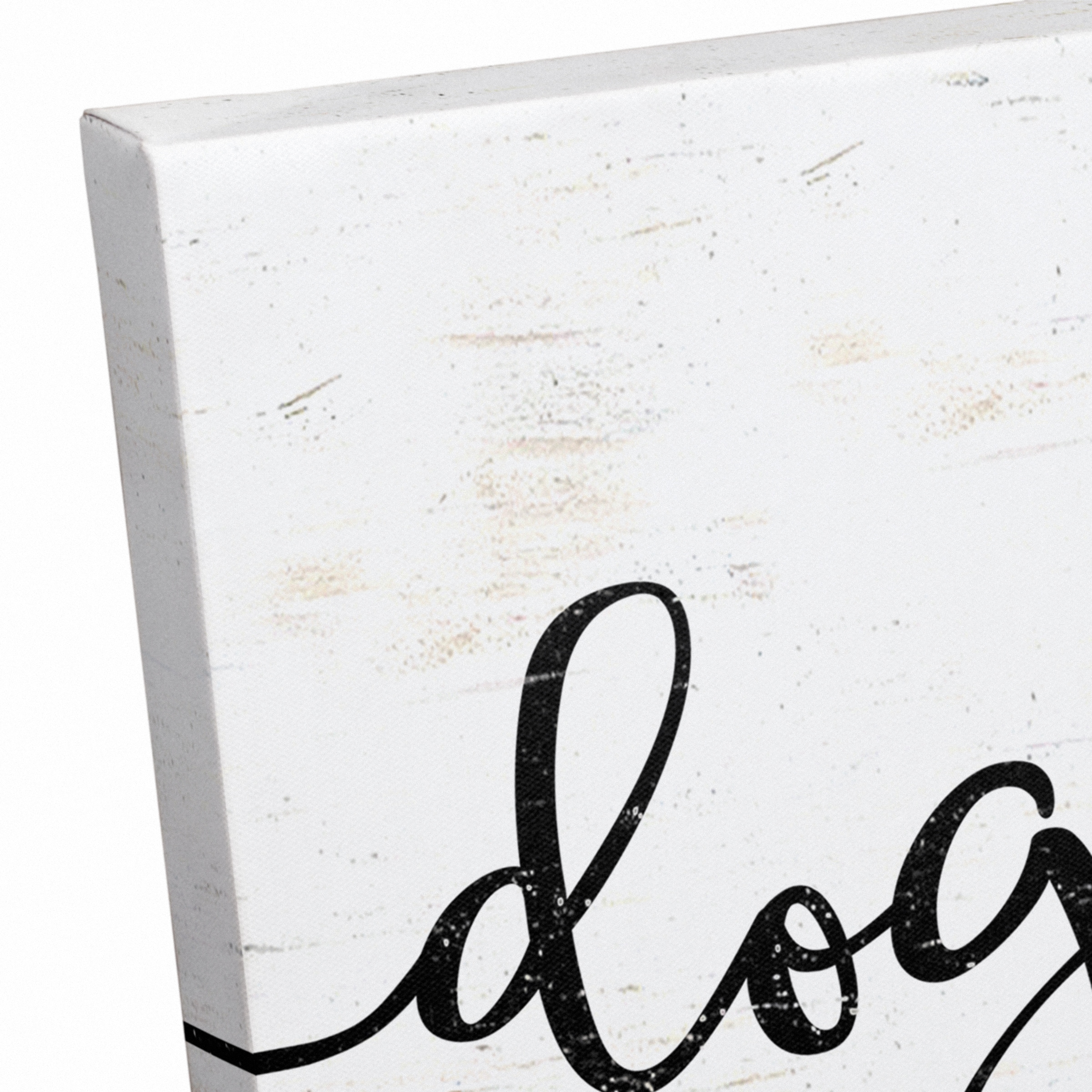 Dog Kisses Fix Everything Canvas Wall Art