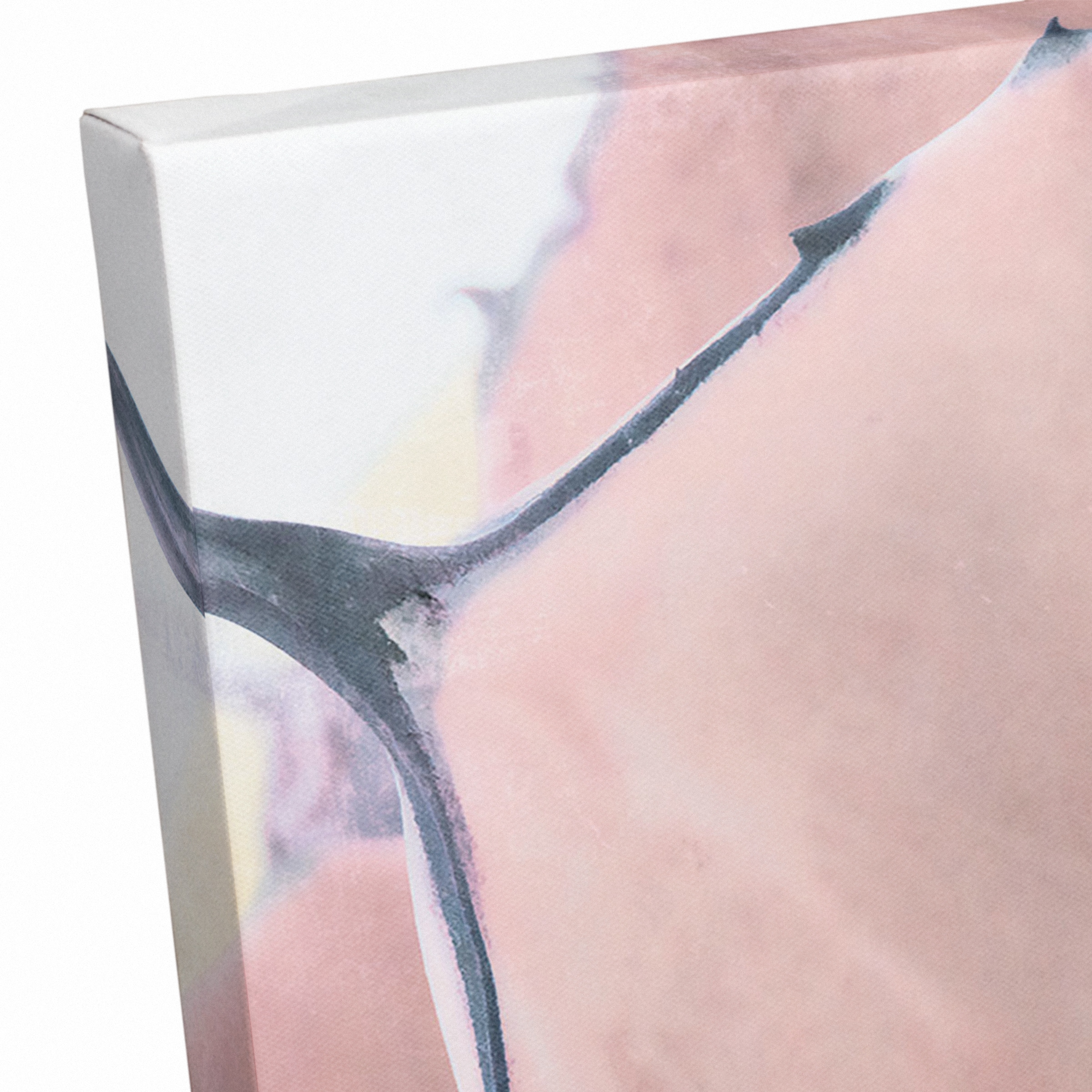 Pink Succulent 20" x 16" Canvas Wall Art