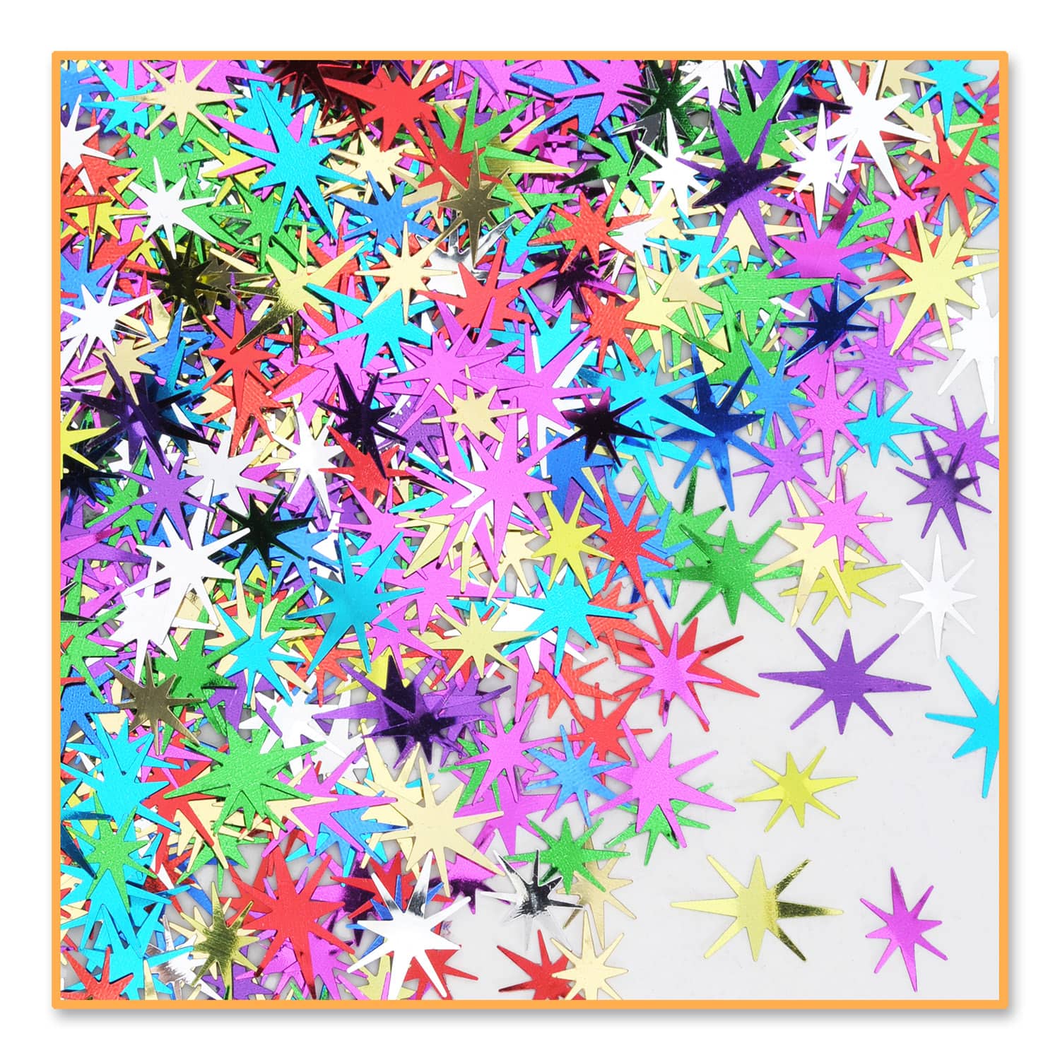 Beistle 1/2oz. Multicolor Starbursts Confetti Packs, 3ct.