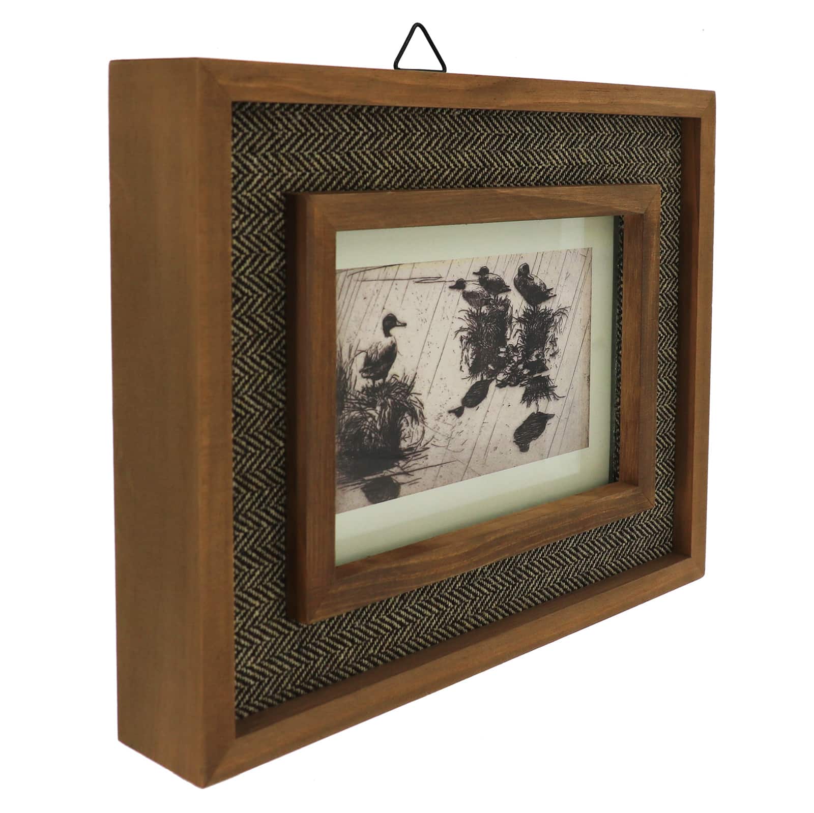 10.75" Herringbone Duck Tabletop Décor by Ashland®