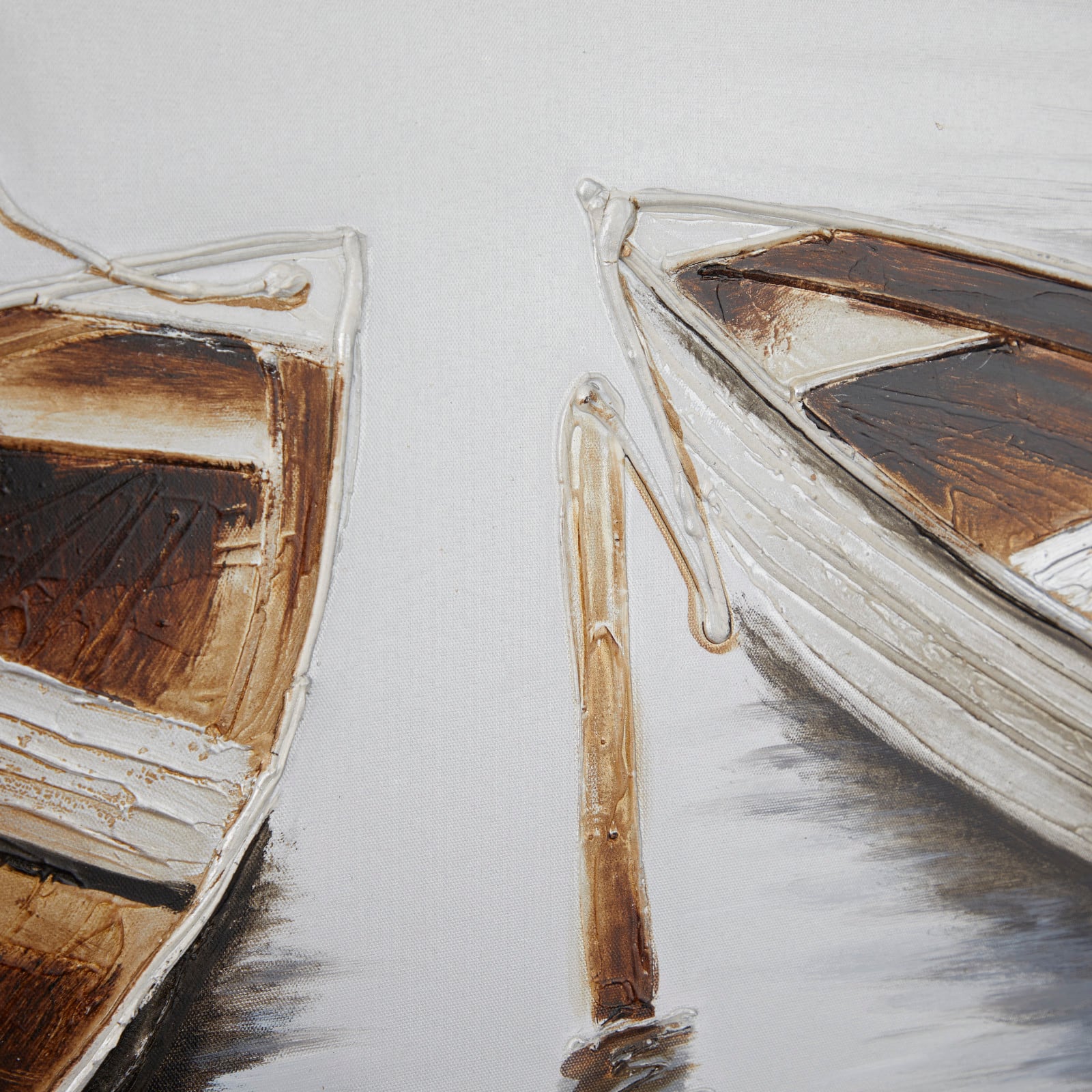 Brown Fir Coastal Wall Art, 32" x 47" x 2"