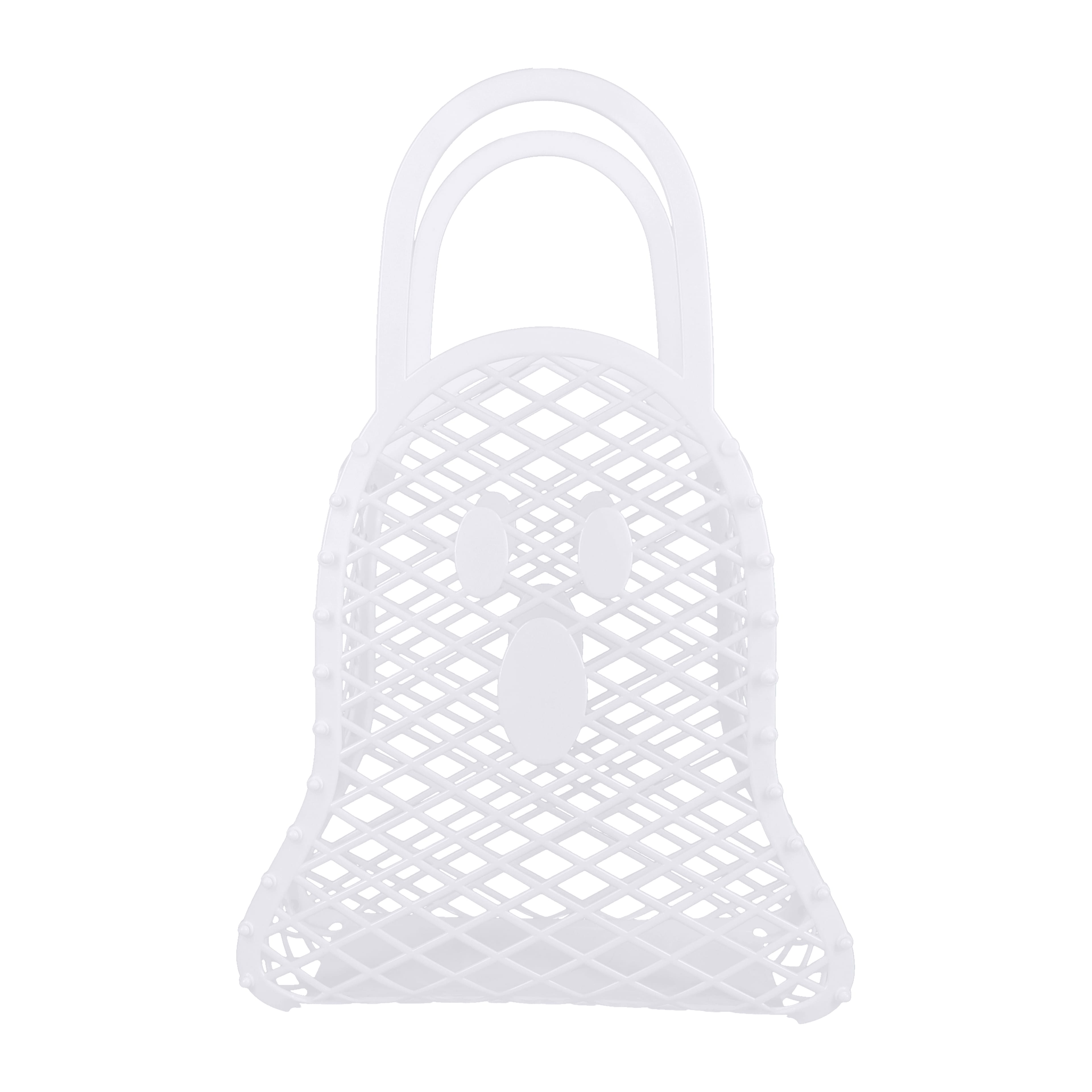 Michaels, Reusable Ghost Shaped Jelly Tote by Celebrate It™ – Category: Halloween Party Supplies
