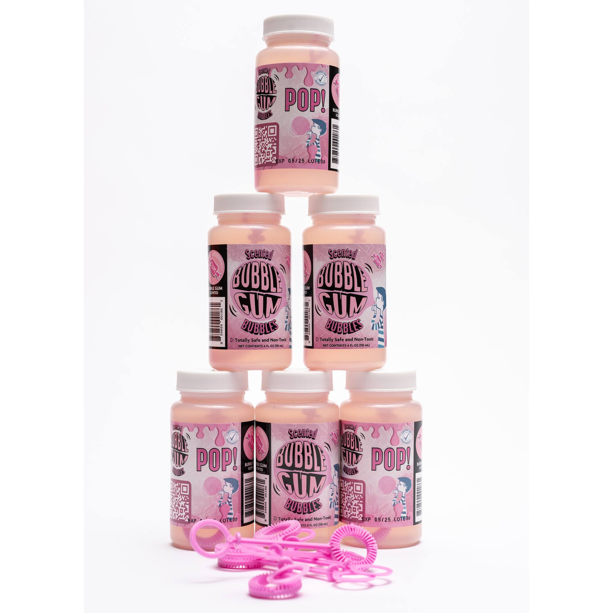 Atomic Bubbles 4oz. Bubble Love Bubblegum Scented Bubbles