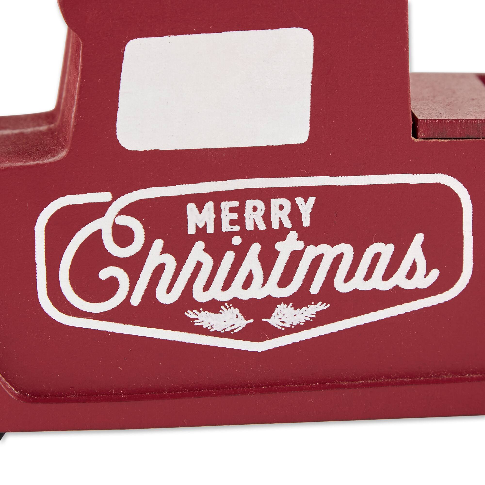 DII® Christmas Tree Truck Tabletop Block Calendar