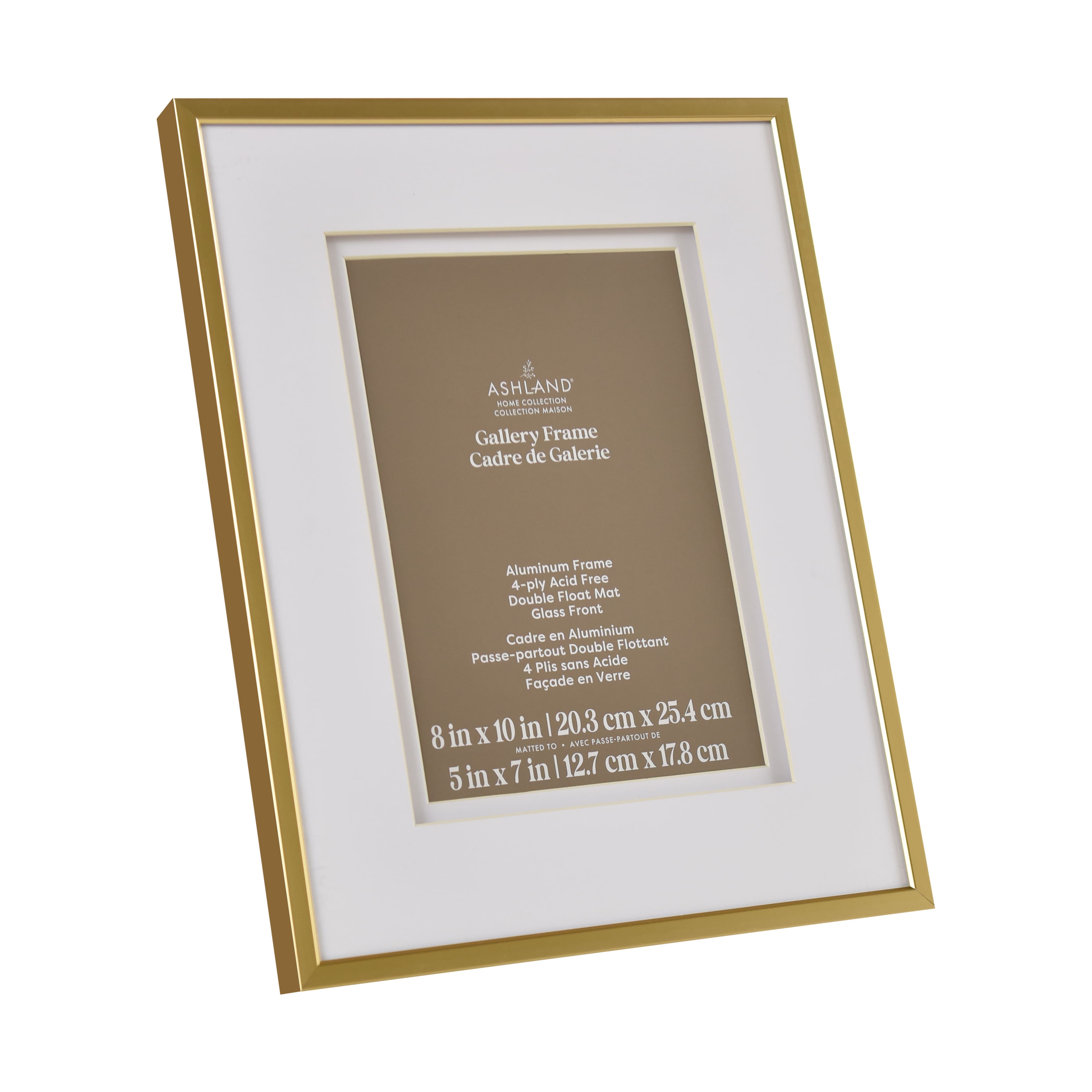 Home Metallic Double Matted Aluminum Gallery Frame by Ashland