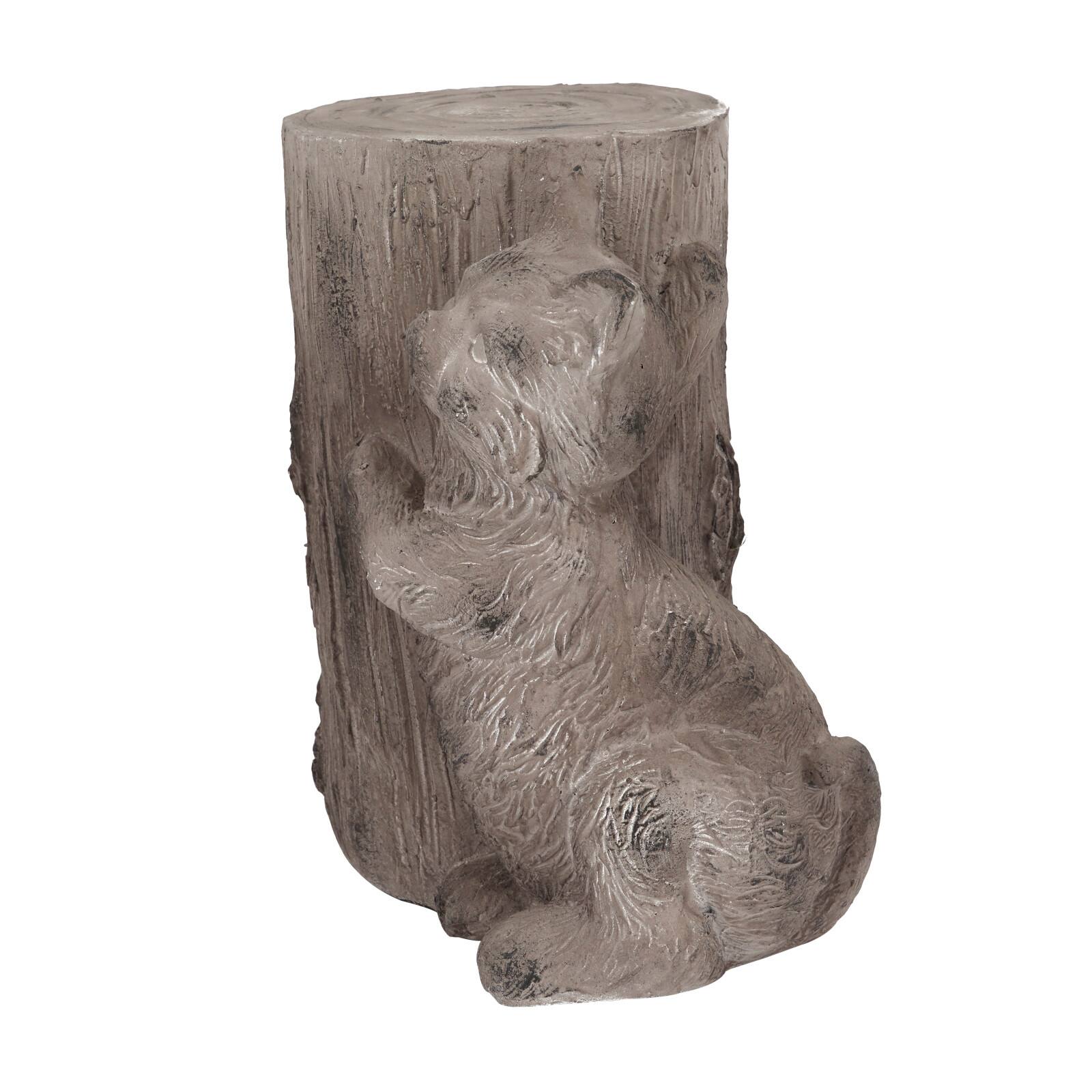 Brown MGO Modern Farmhouse Garden Sculpture, 15" x 14" x 10"