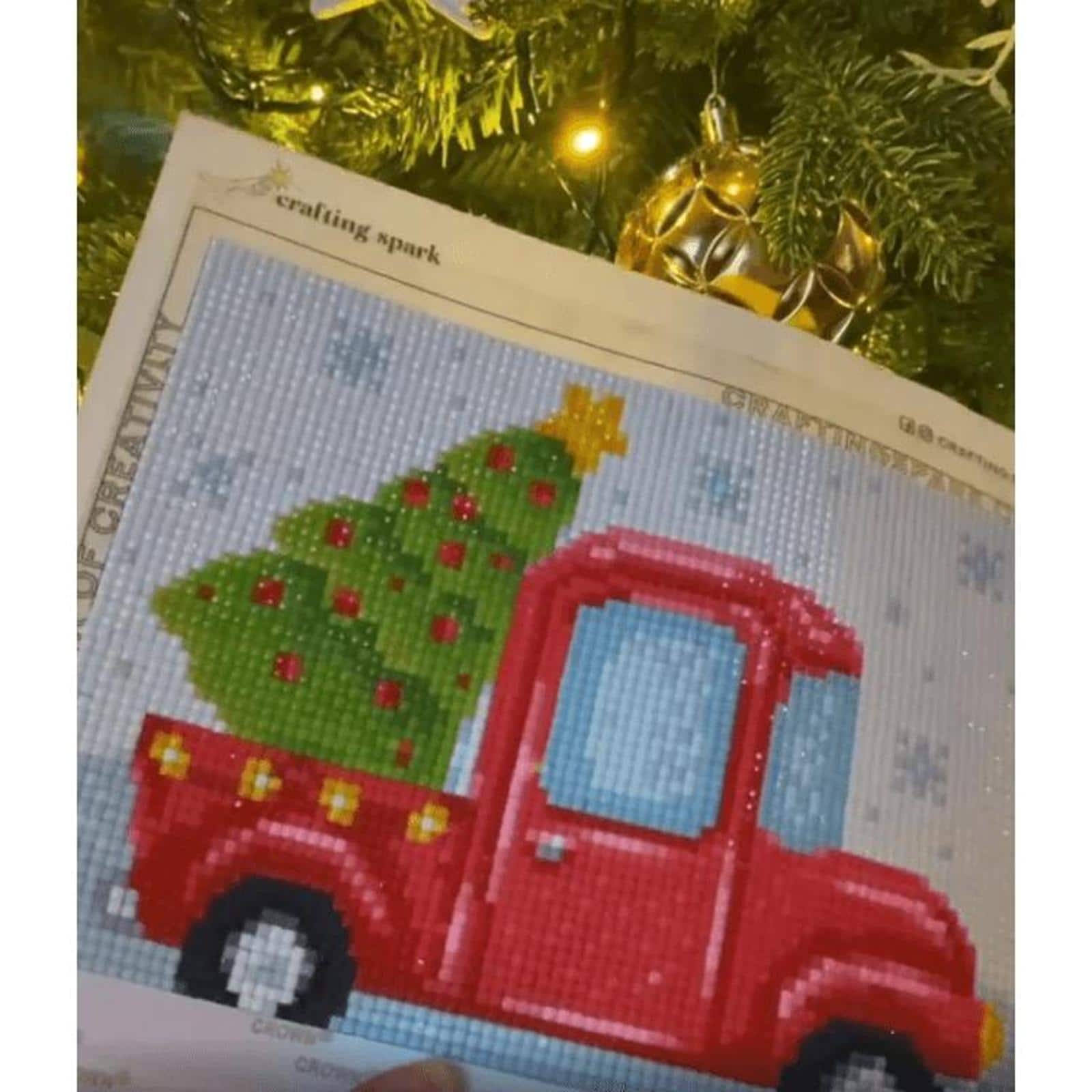 Oven Christmas Morning  Cross Stitch Kit