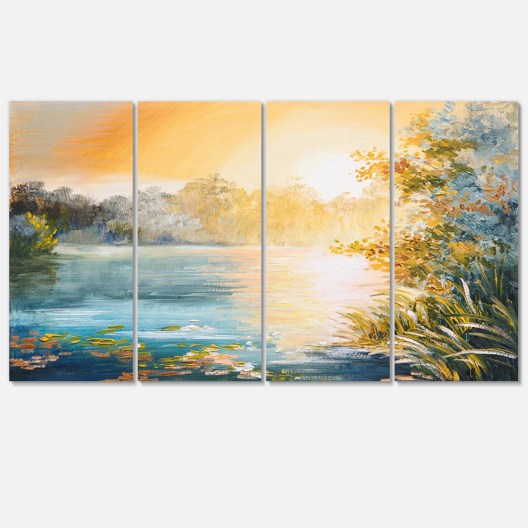 Designart - Sunset on the Lake