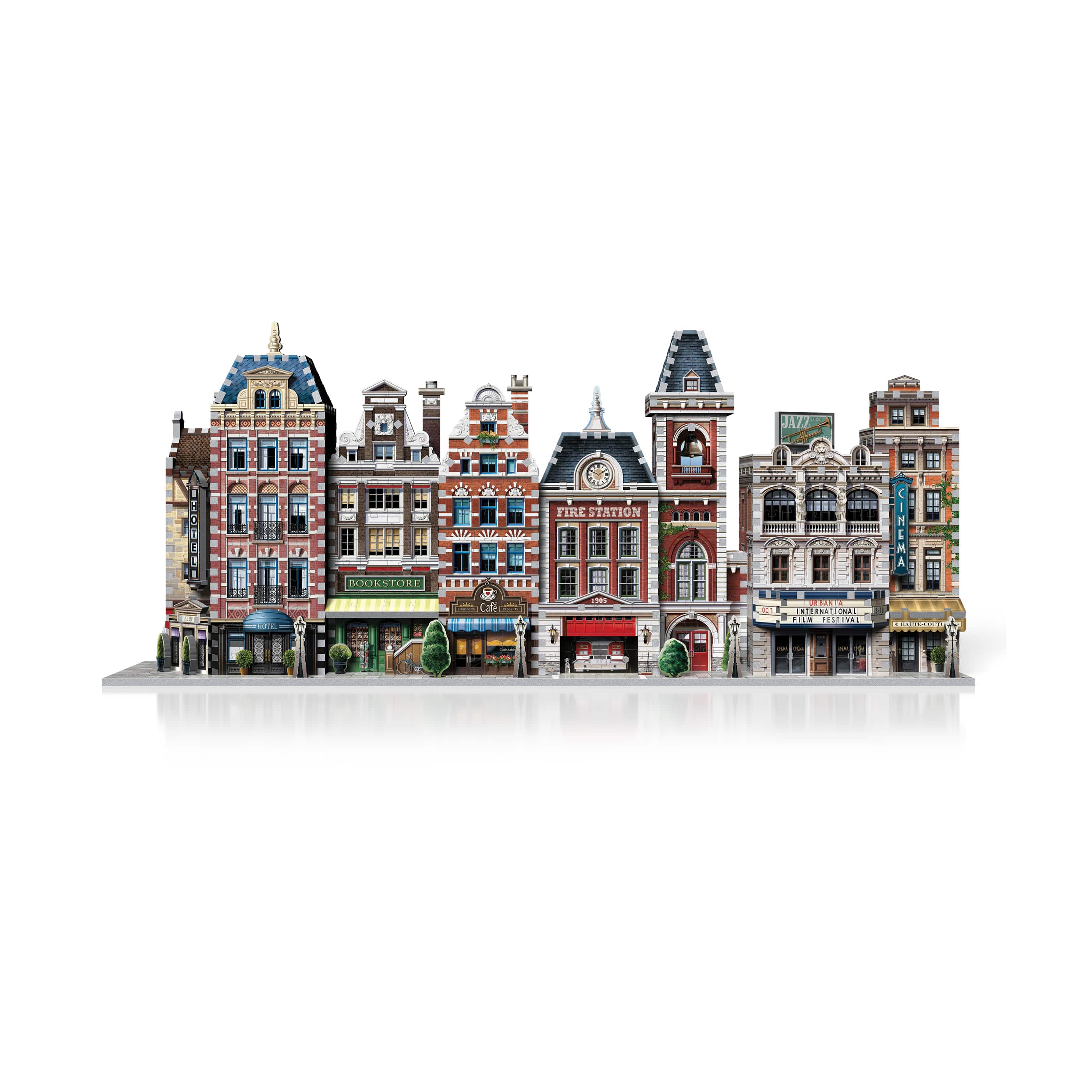 Urbania Collection - Cafe 3D Puzzle: 285 Pcs