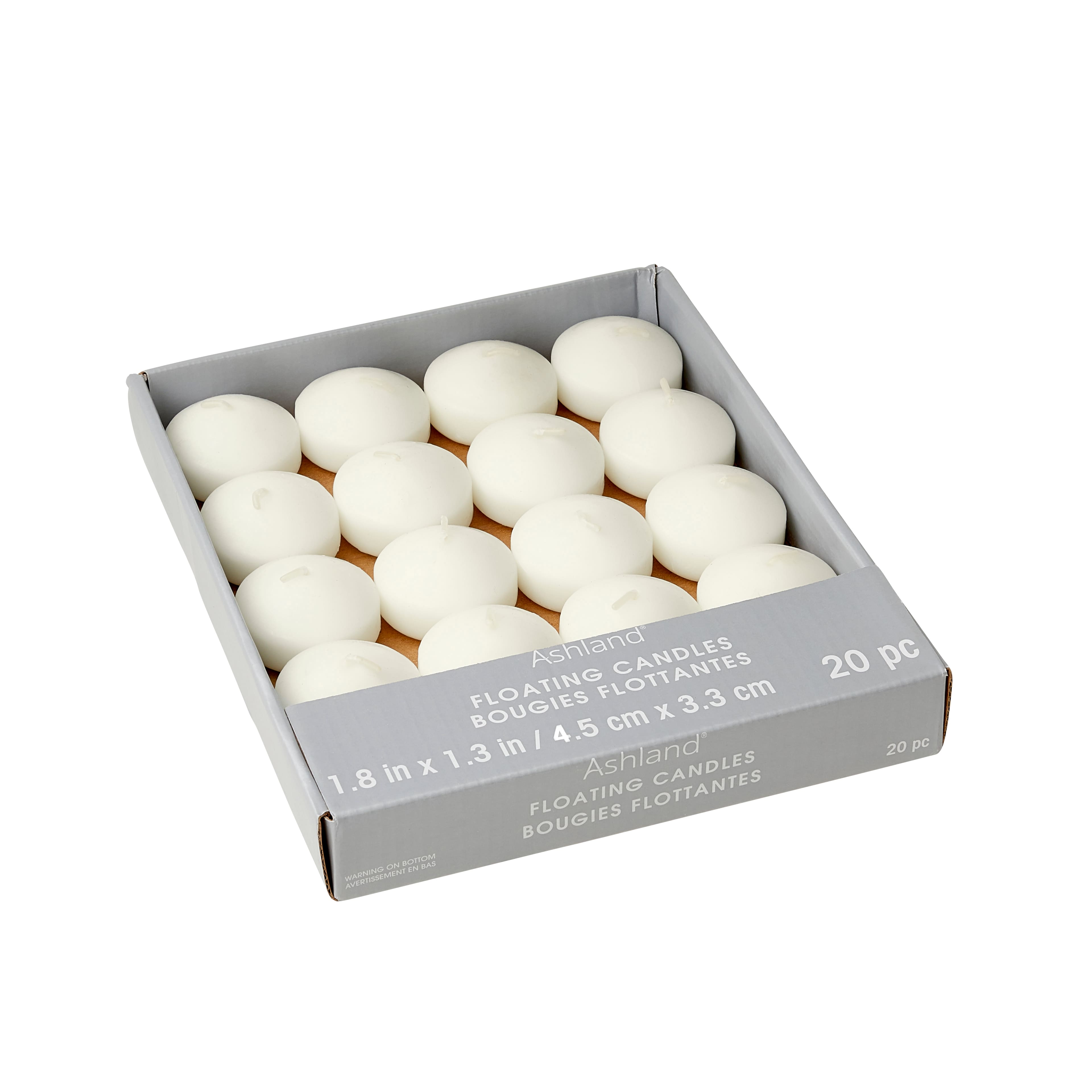 12 Packs: 20 ct. (240 total) Ivory Floating Candles by Ashland®