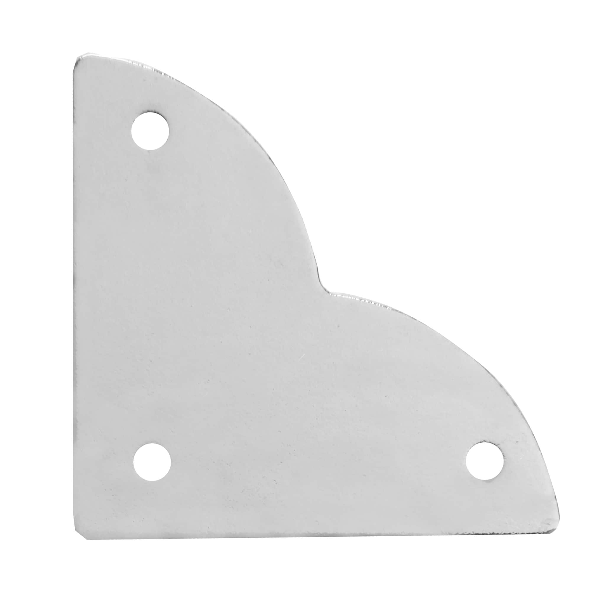 Dritz® Home Small Nickel Smooth Quatrefoil Corners, 3 Pack