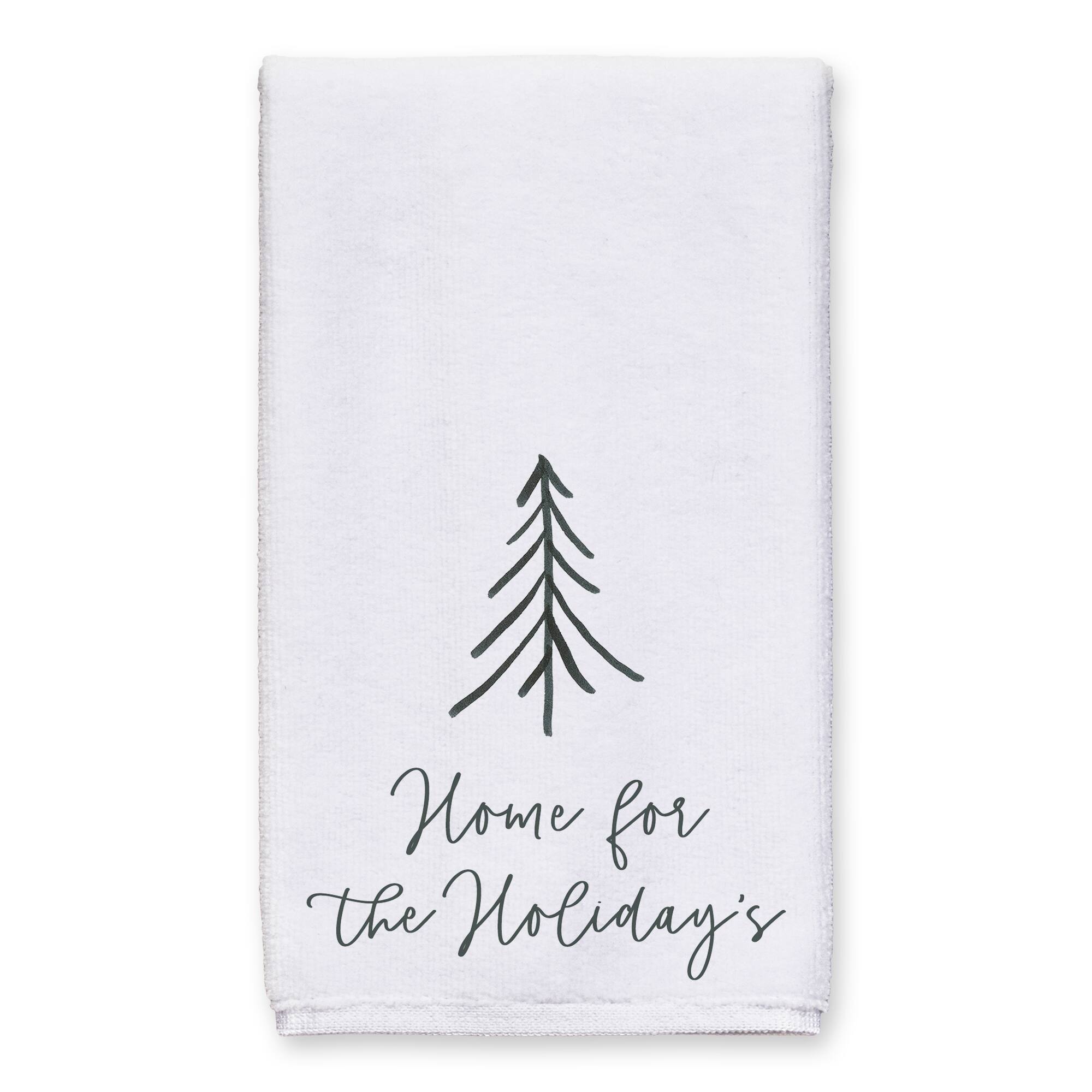 Home For the Holidays Trees Tea Towels - Set of 2