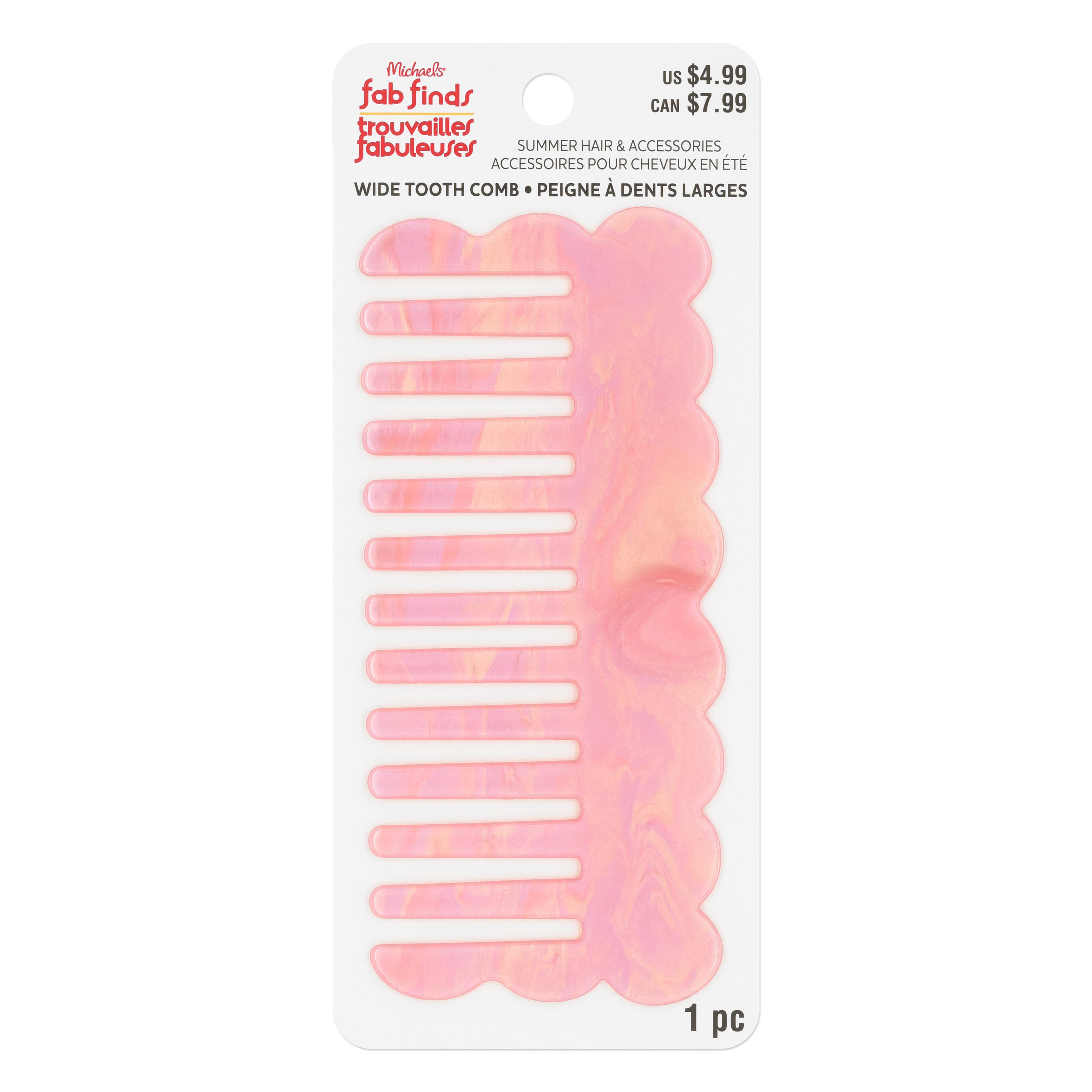Summer Wide Tooth Comb by Fab Finds