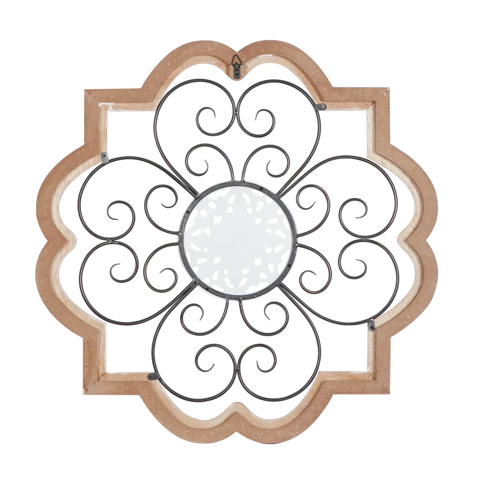 27" Brown Metal & Wood Farmhouse Wall Décor