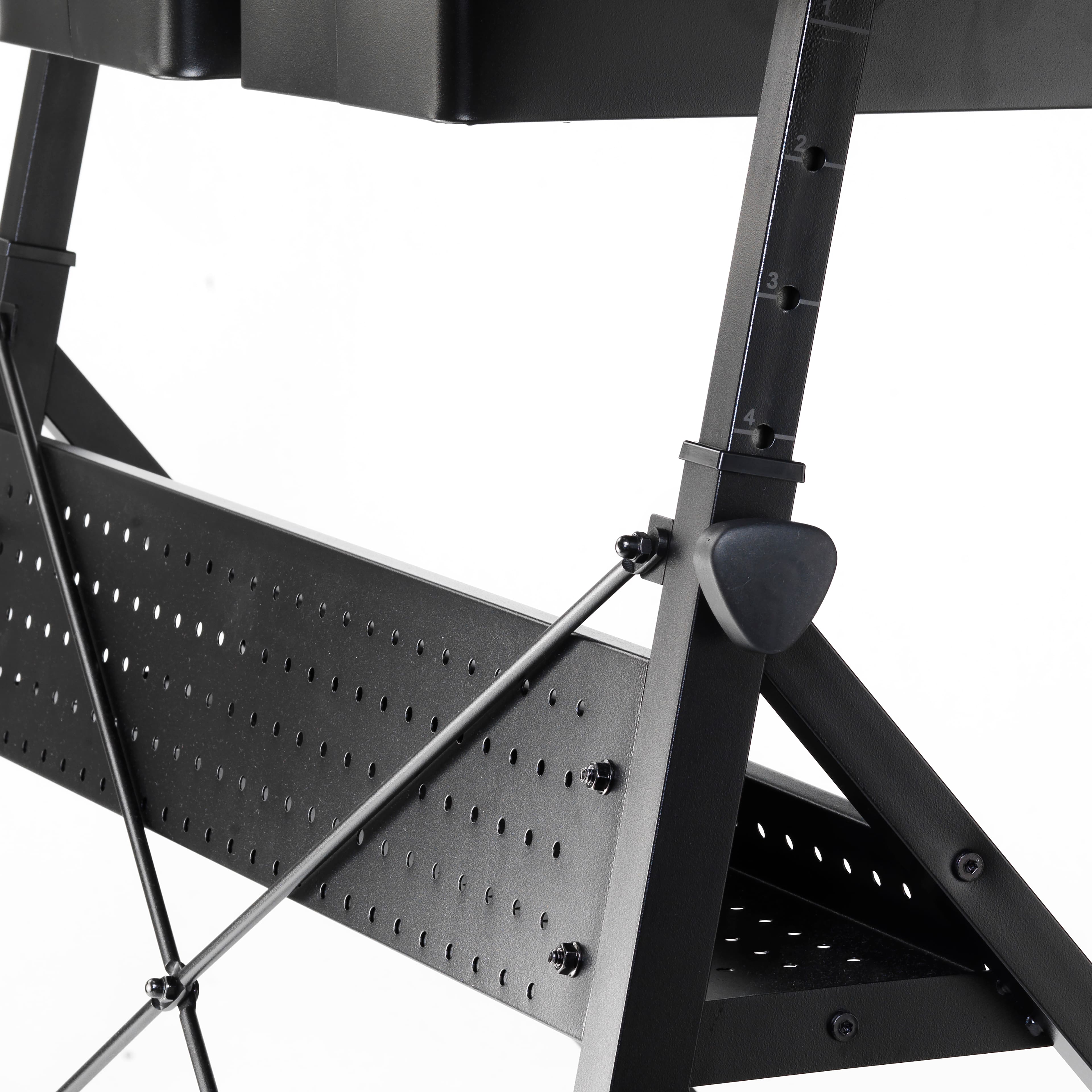 Metal & Glass Artist Table by Artist's Loft®