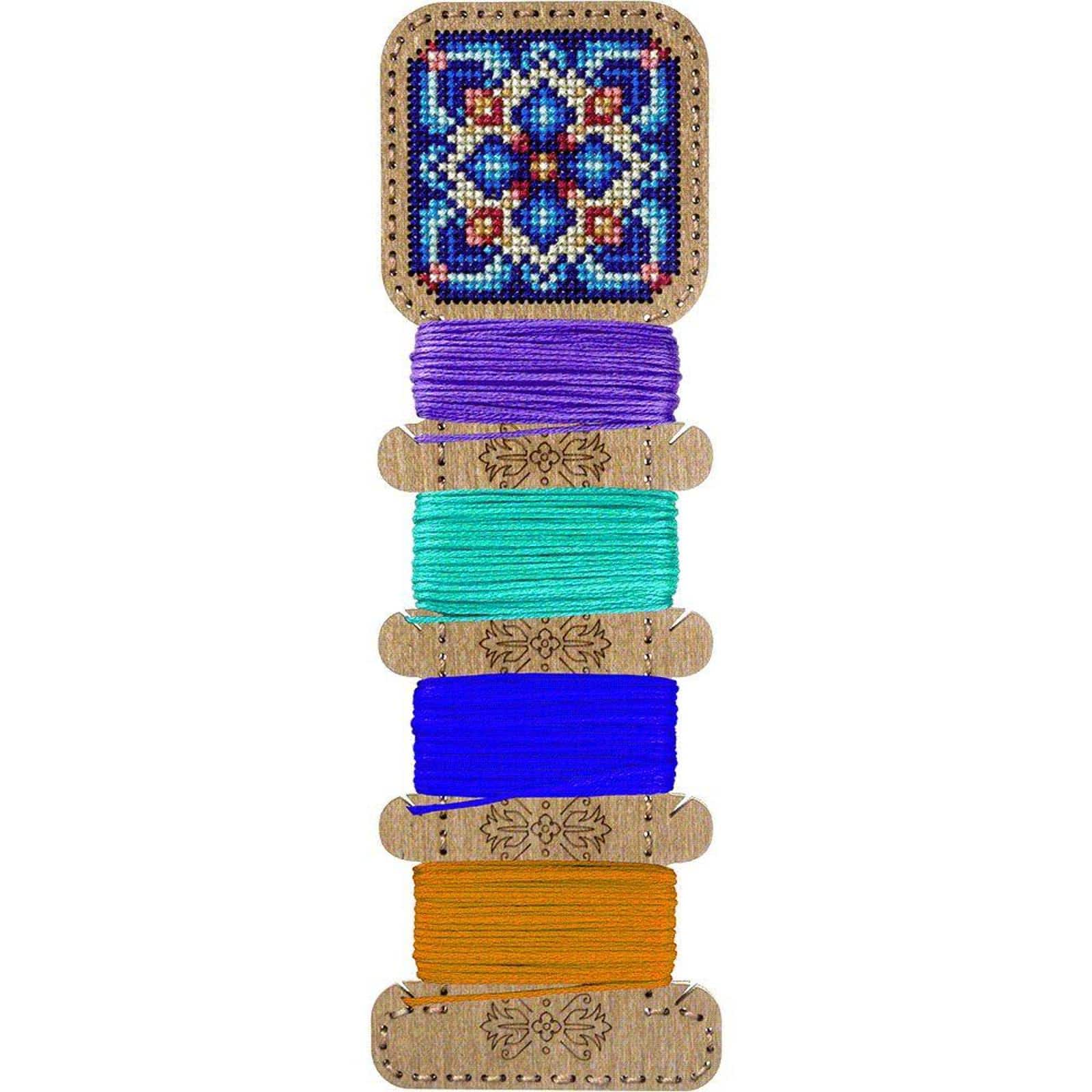 Wonderland Crafts Wooden Perforated Blanks for Thread Embroidery Kit