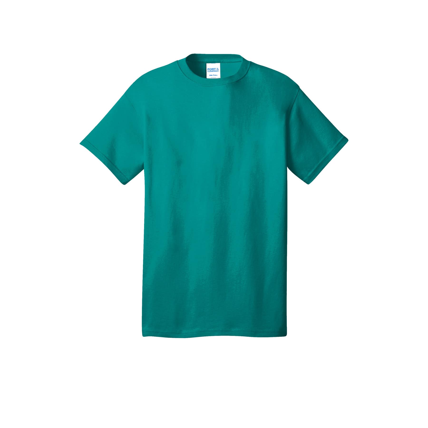 Port & Company&reg; Brights Core Cotton T-Shirt in Bright Aqua Blue | XL | Michaels&reg;