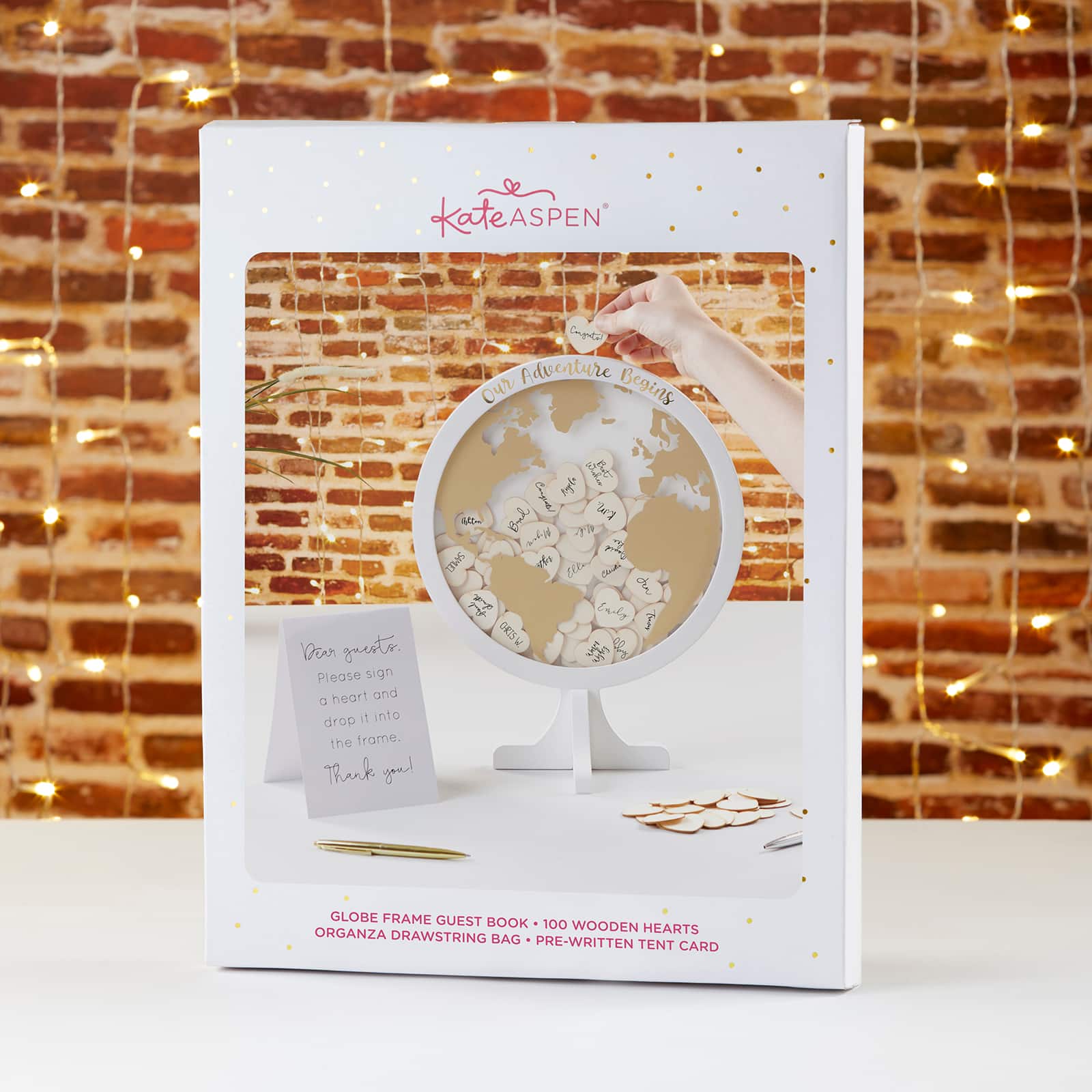 Kate Aspen® Globe Wedding Guest Book Alternative