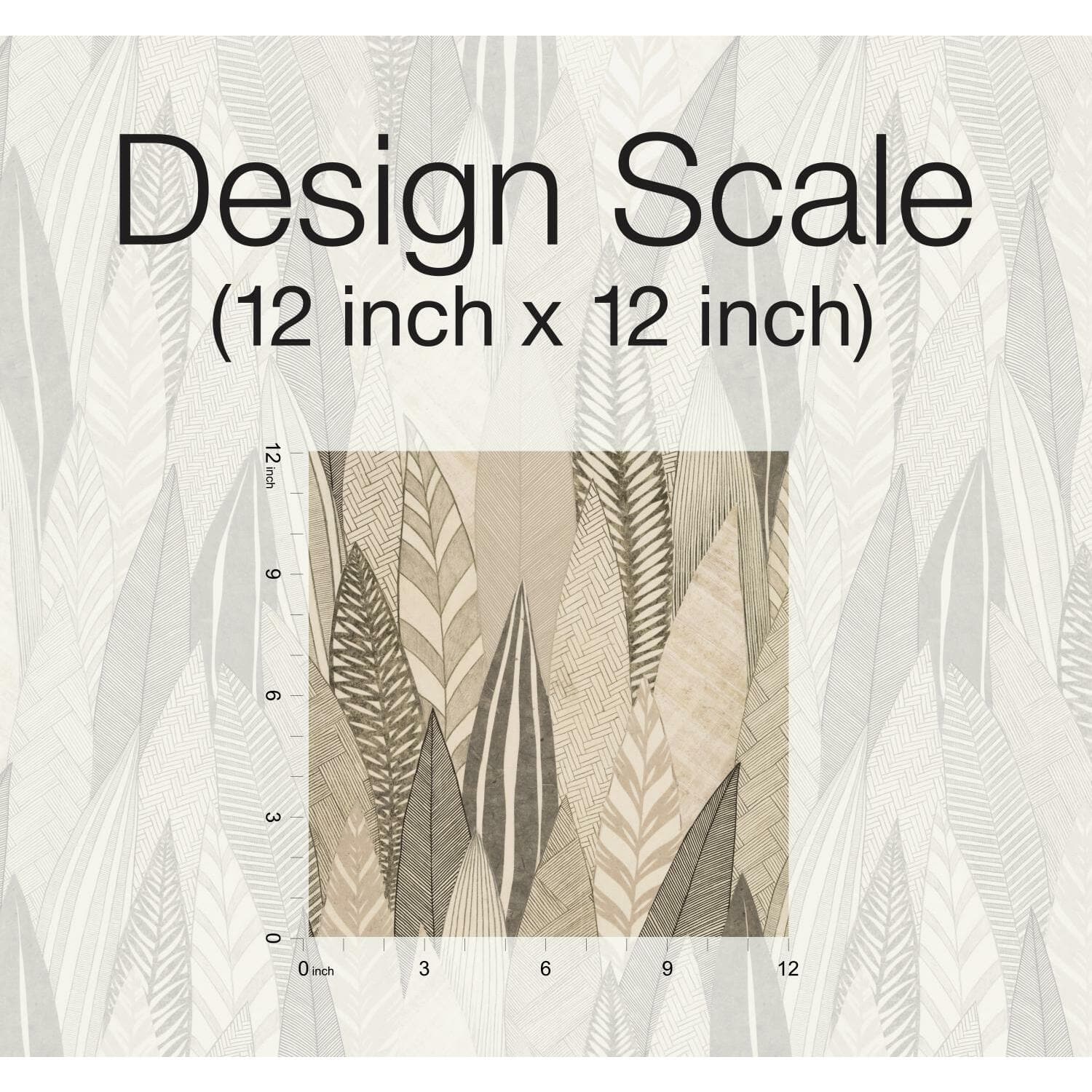 Roommates Fern & Feathers Peel & Stick Wallpaper