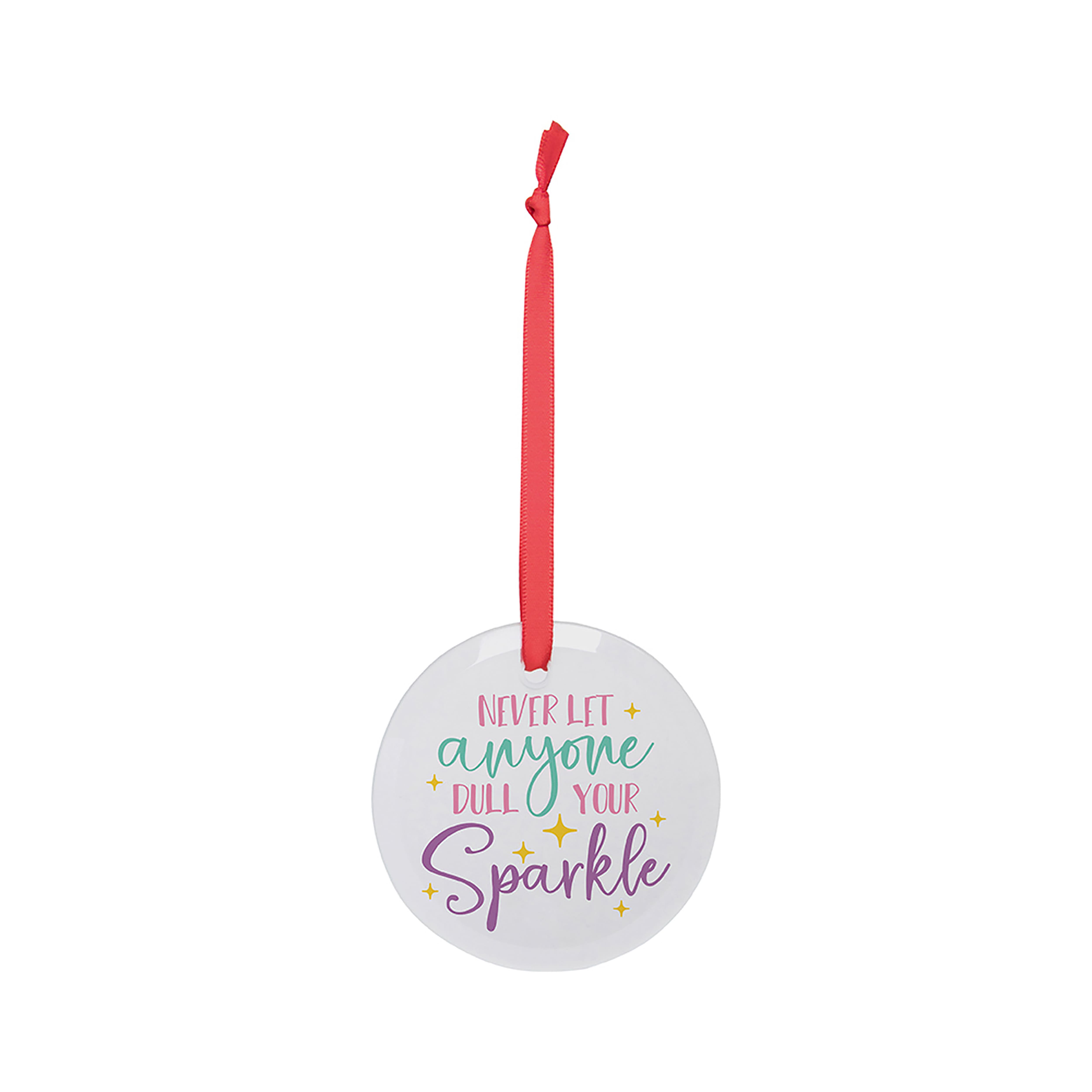 Craft Express 25ct. 3" Clear Glass Sublimation Ornaments