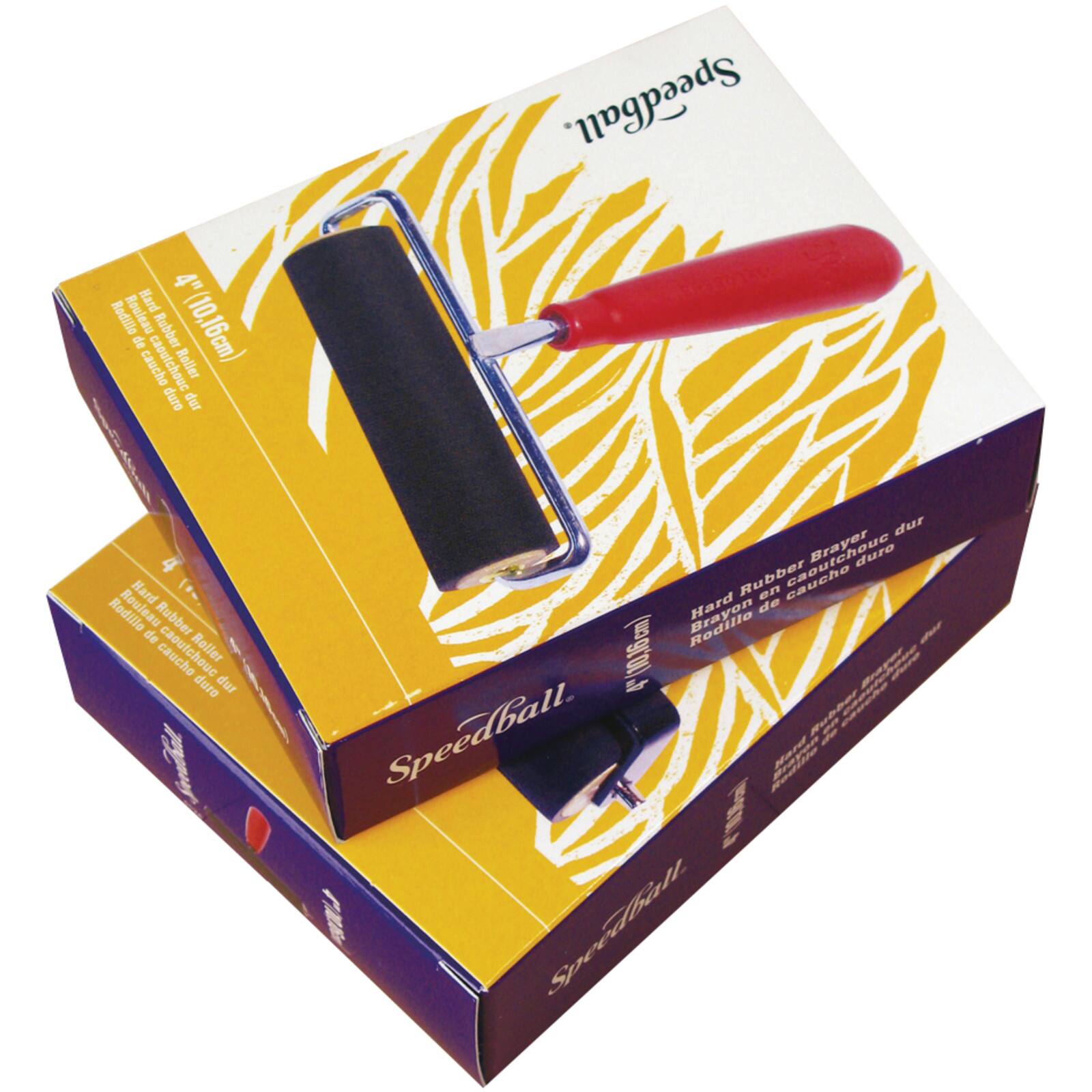 Speedball® 4" Deluxe No. 49 Hard Rubber Brayer