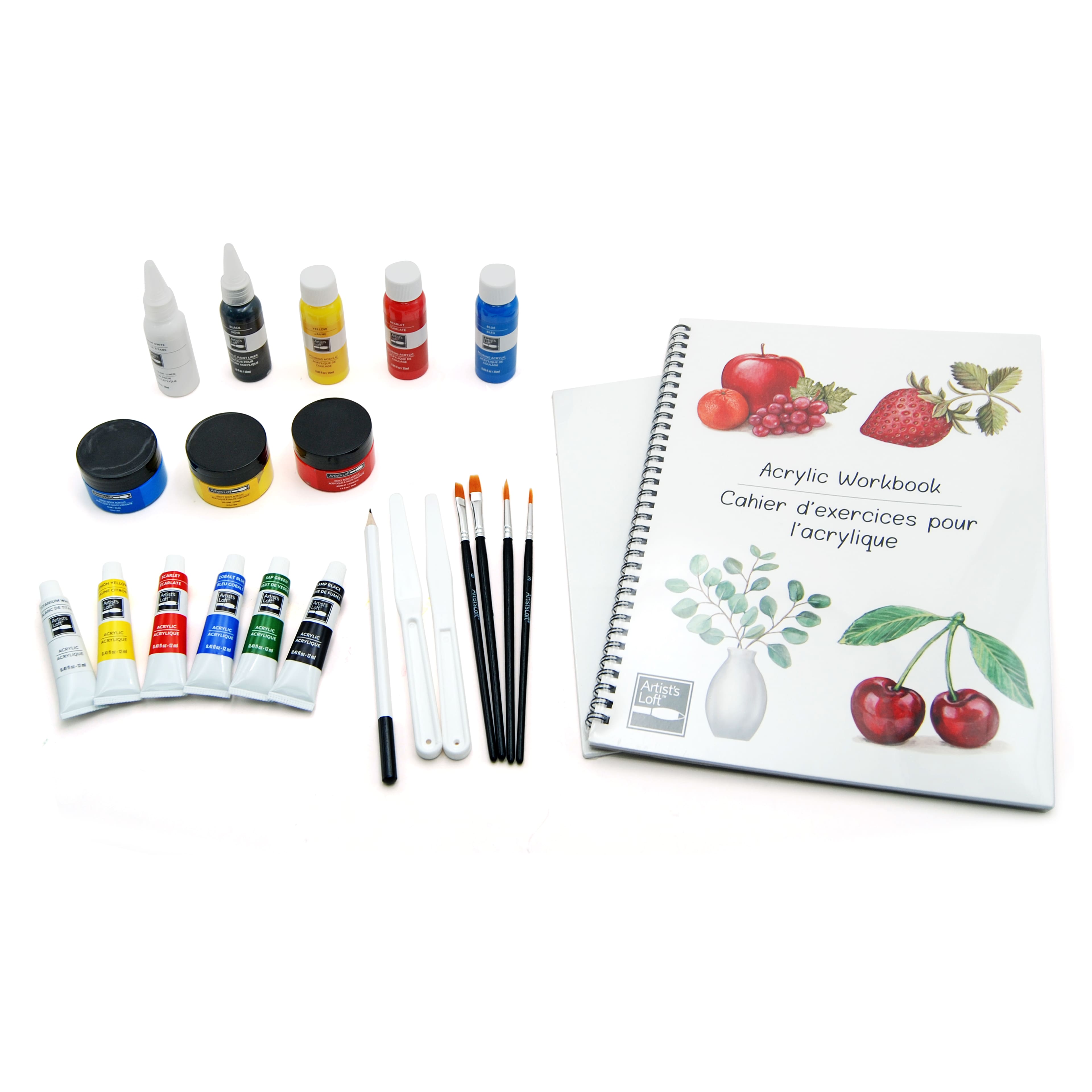 6 Pack: Acrylic Painting Technique Set by Artist's Loft™