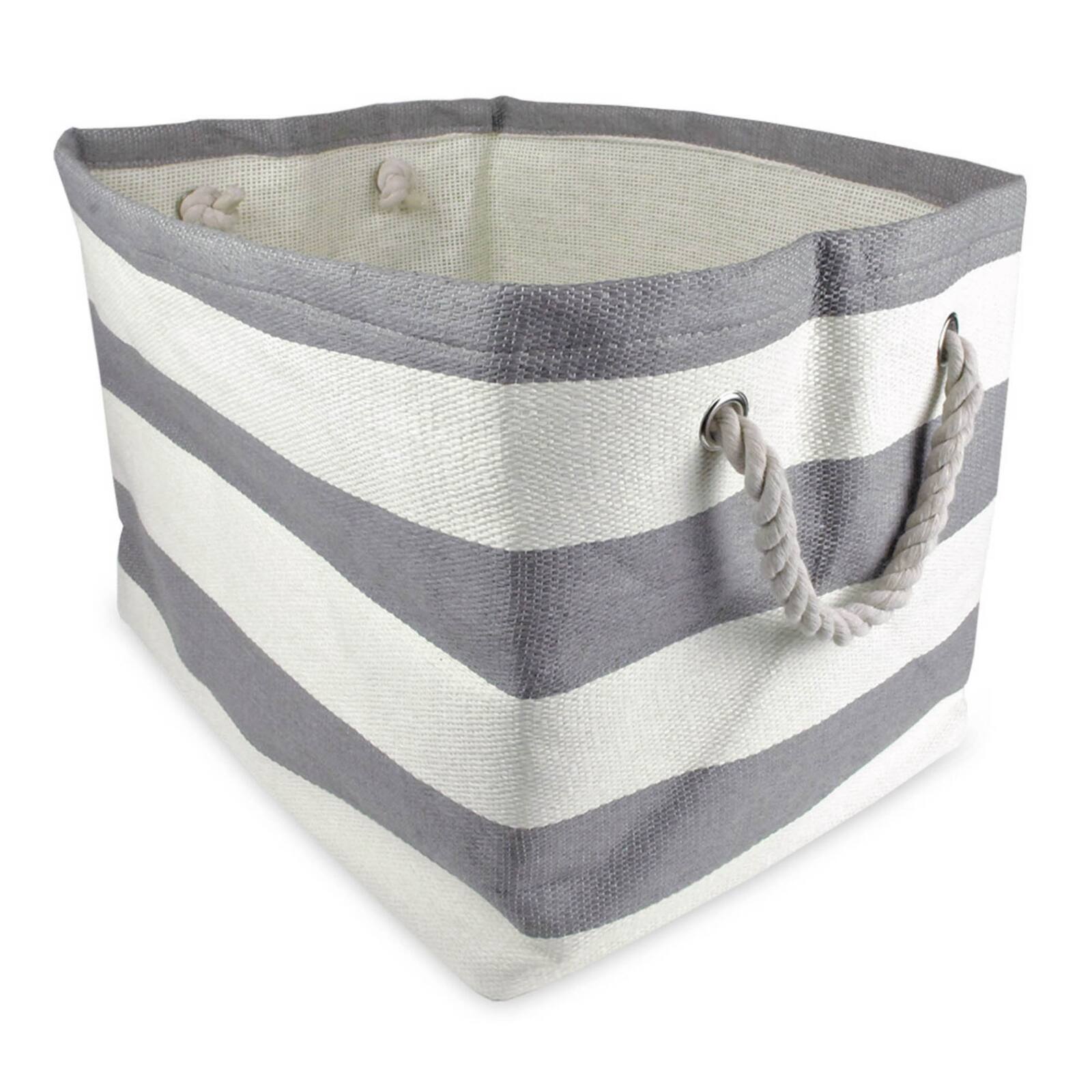 DII® Small Rectangle Stripes Paper Bin