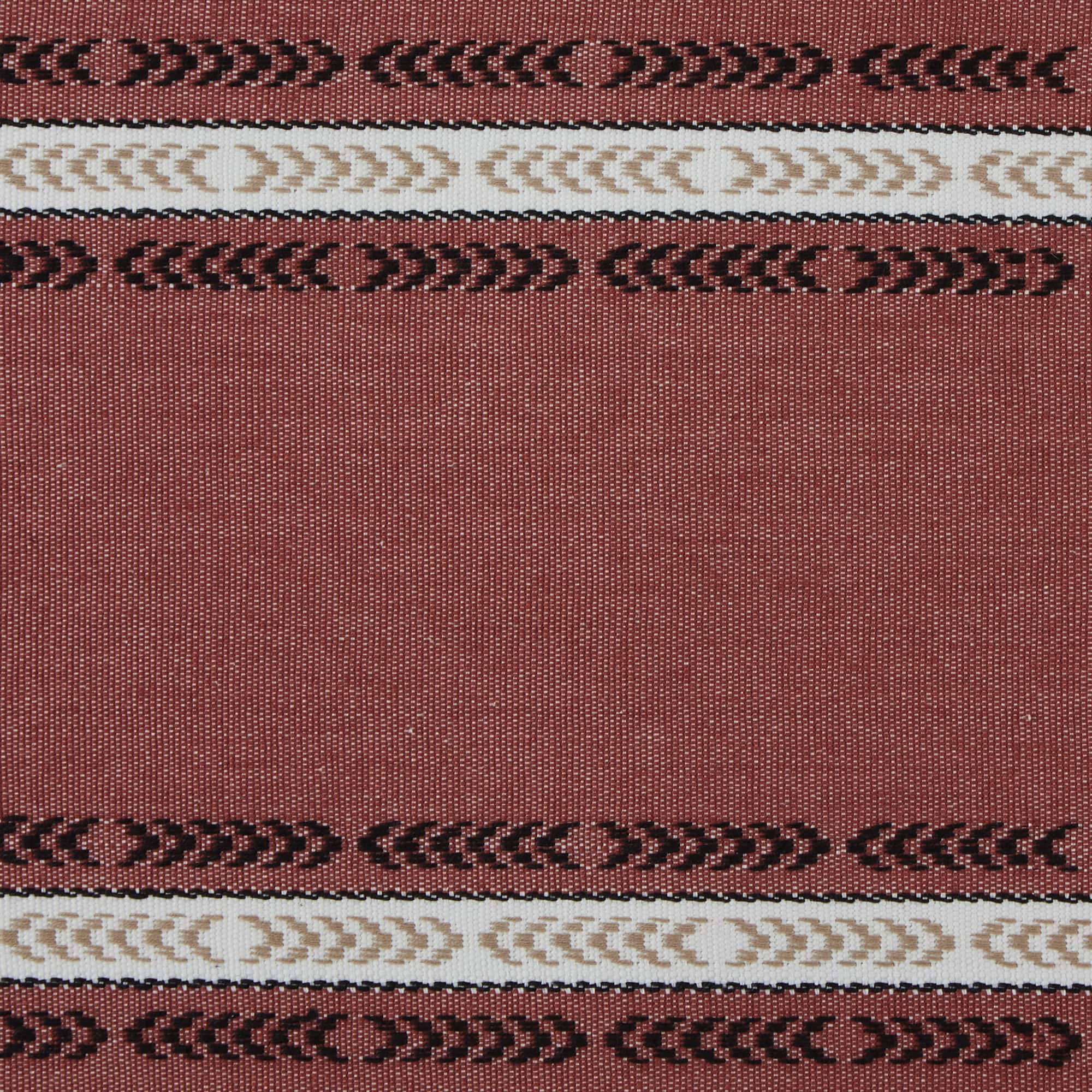 DII® 108" Dobby Striped Fringe Ribbed Table Runner