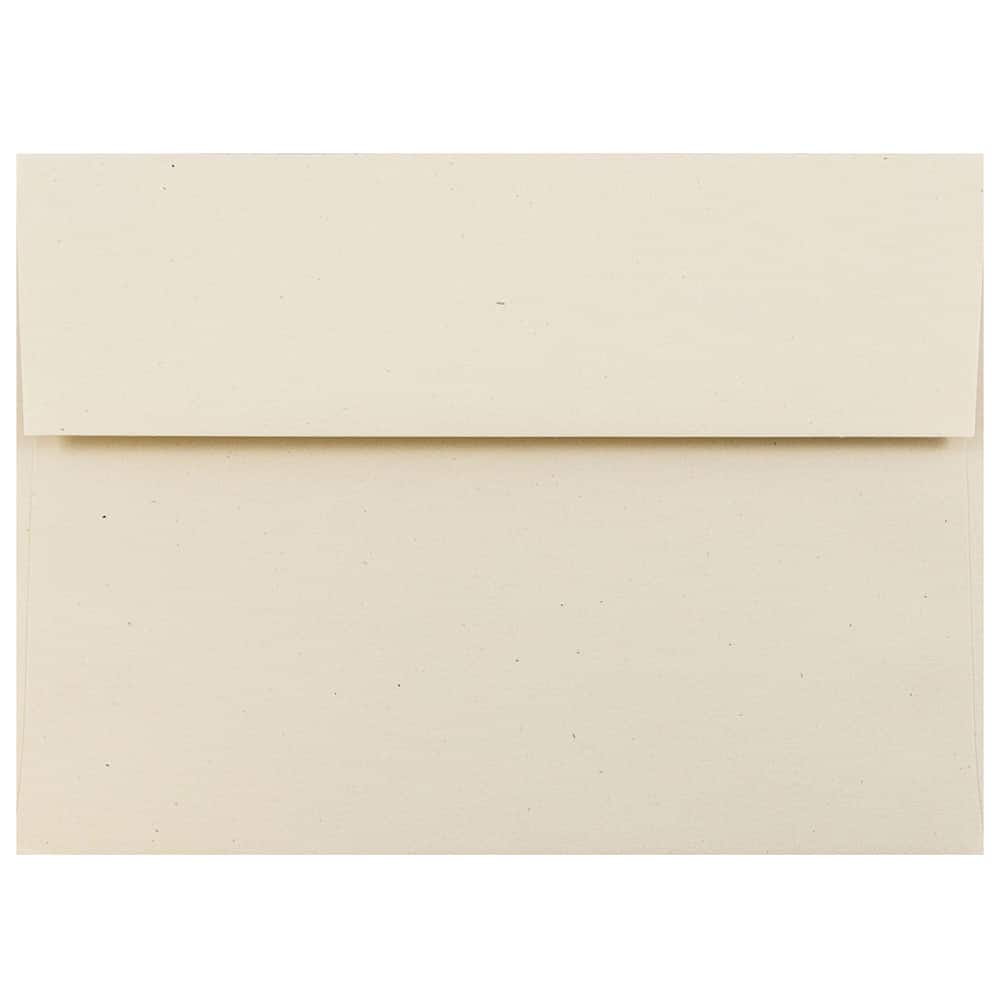 JAM Paper Genesis Husk A8 Recycled Invitation Envelopes, 50ct.