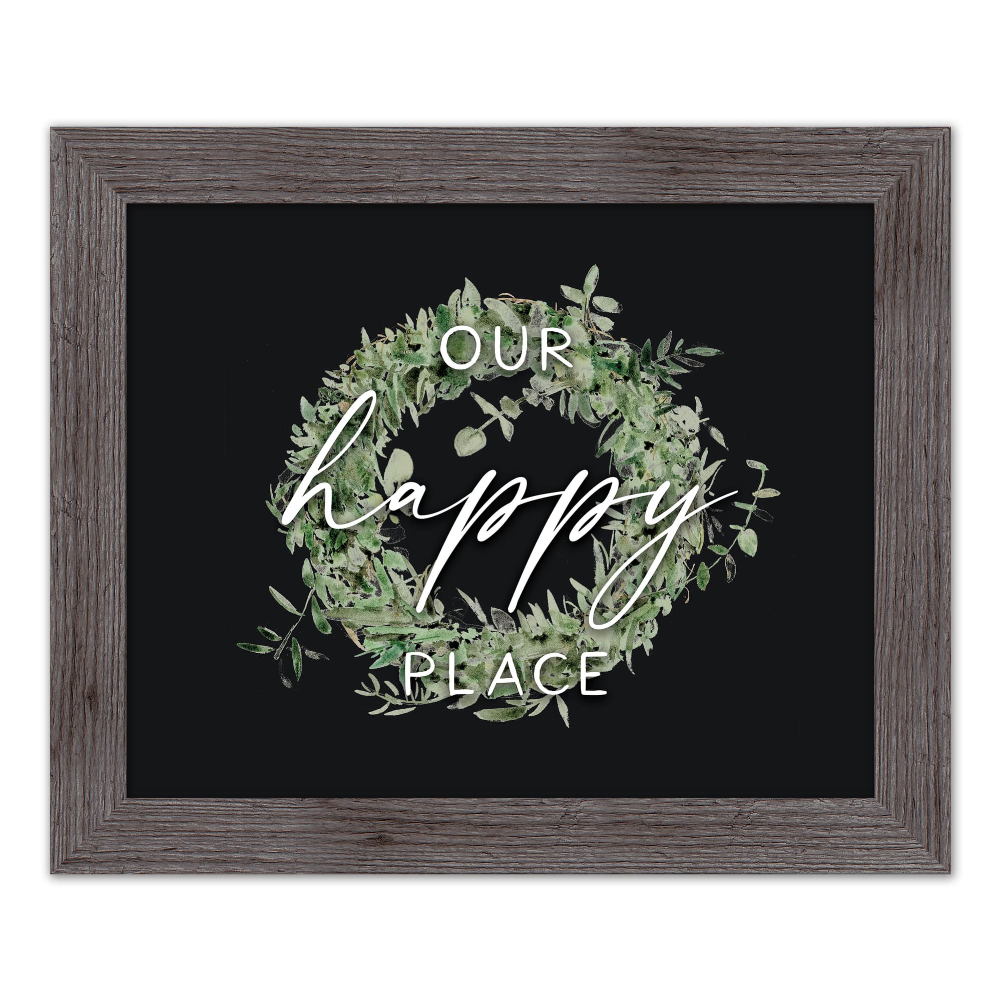 Framed Western Our Happy Place Print