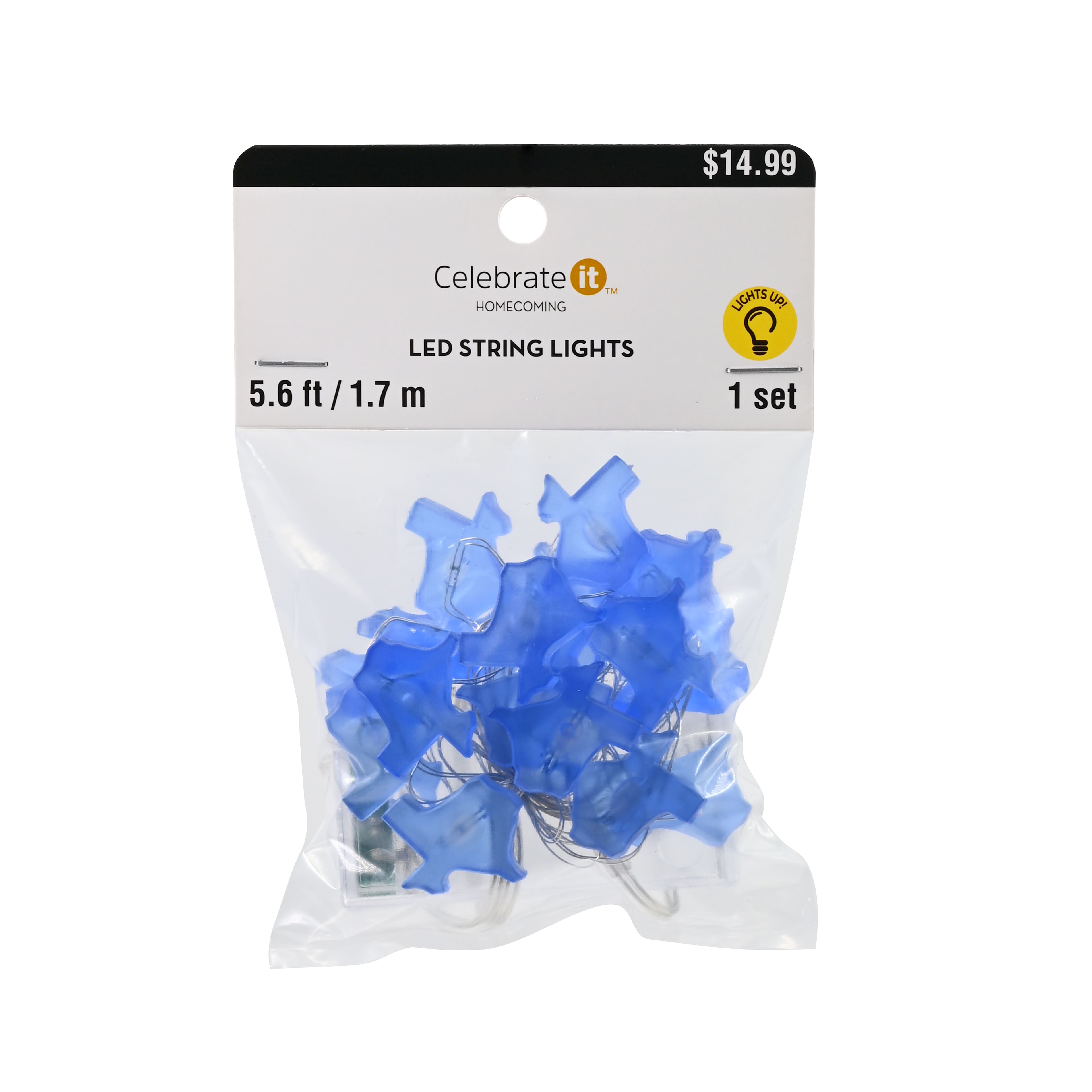 Homecoming Blue Texas LED String Lights by Celebrate It™