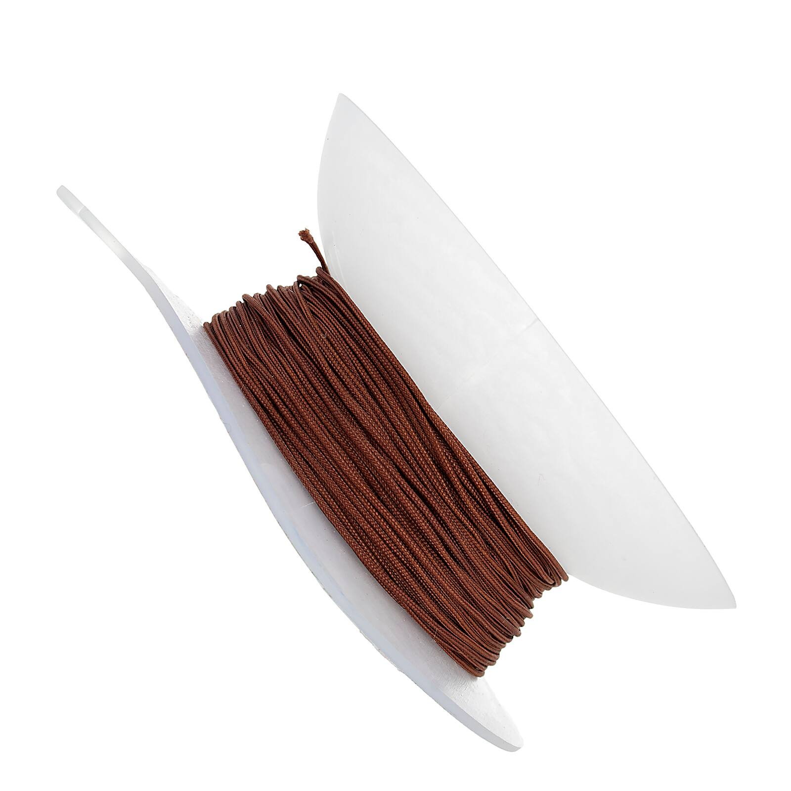 John Bead Lovely Knots 1mm Asian Knotting Cord with Bobbin, 50yd.